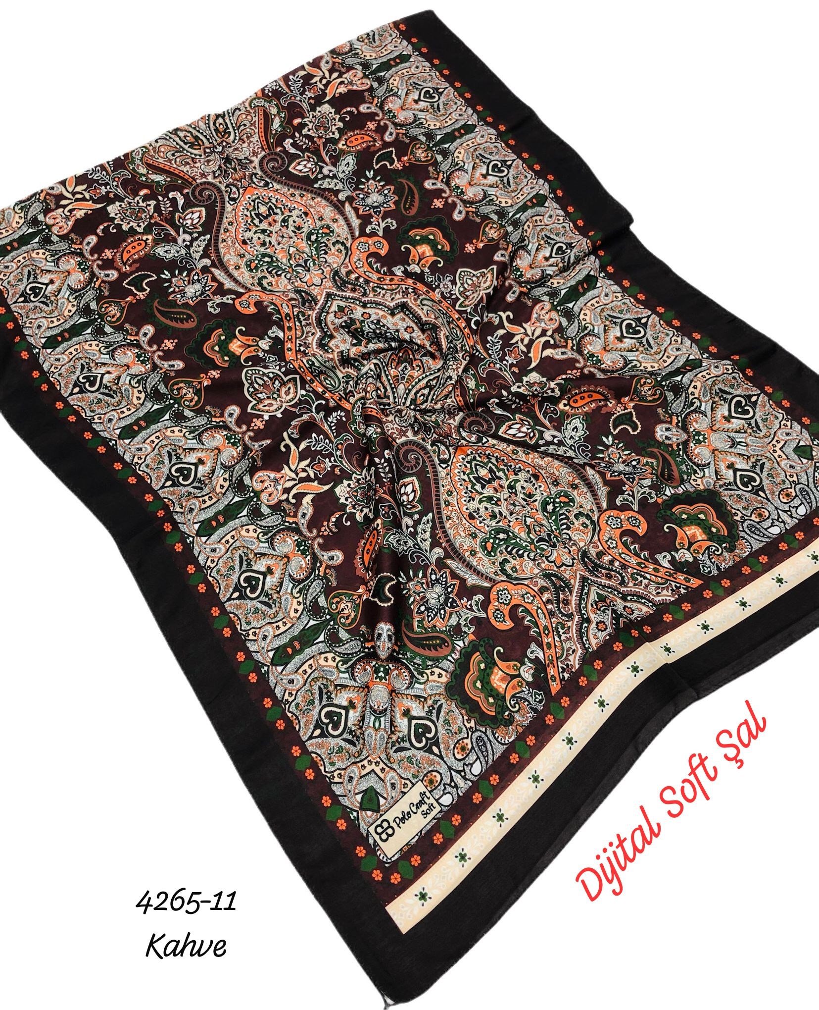 4265 Dijital Soft Şal