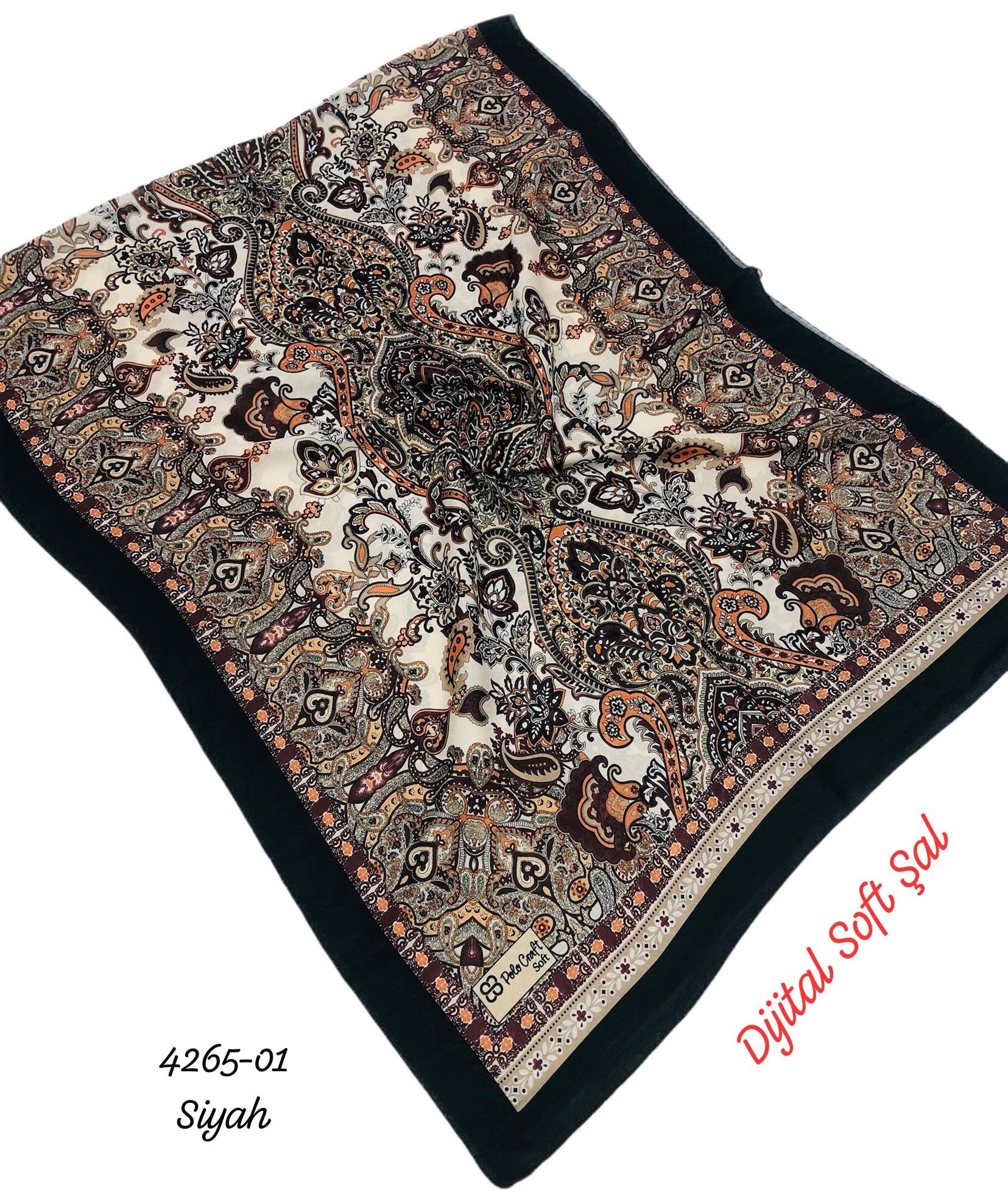 4265 Dijital Soft Şal