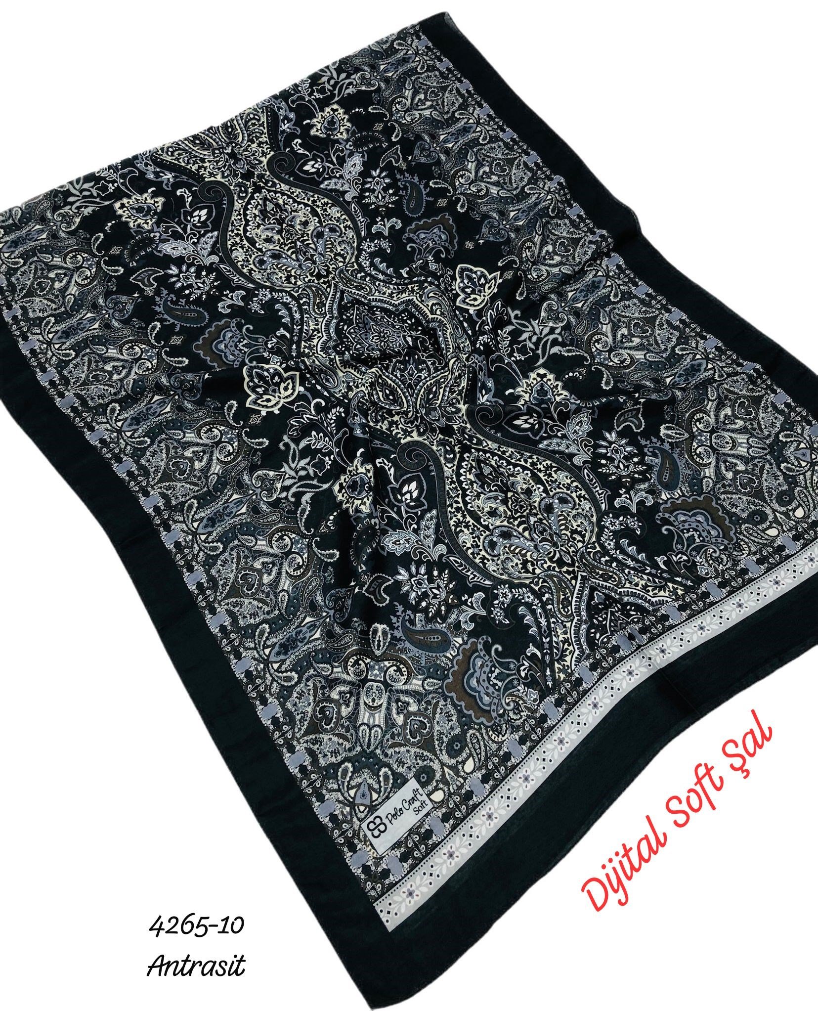 4265 Dijital Soft Şal