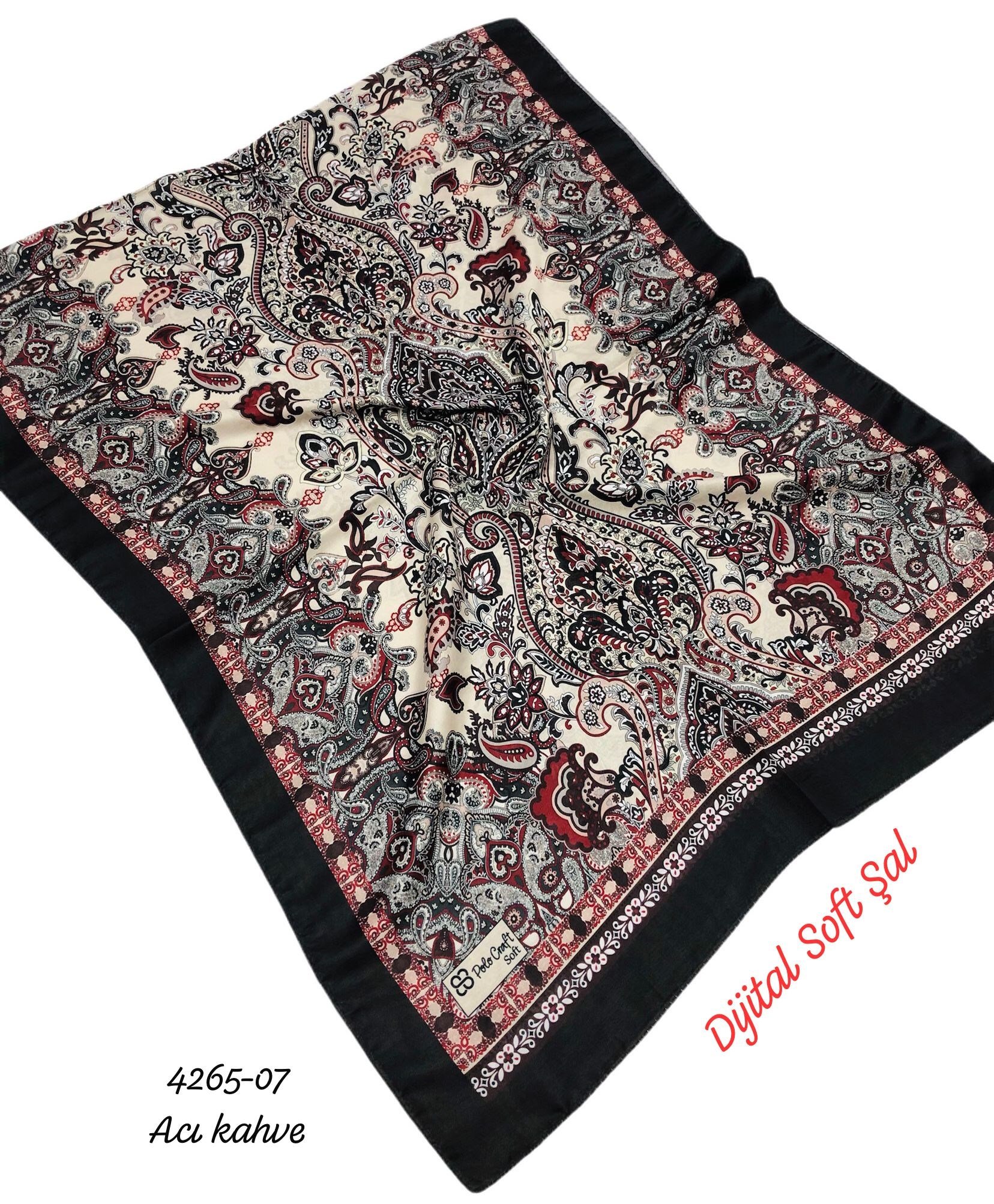 4265 Dijital Soft Şal