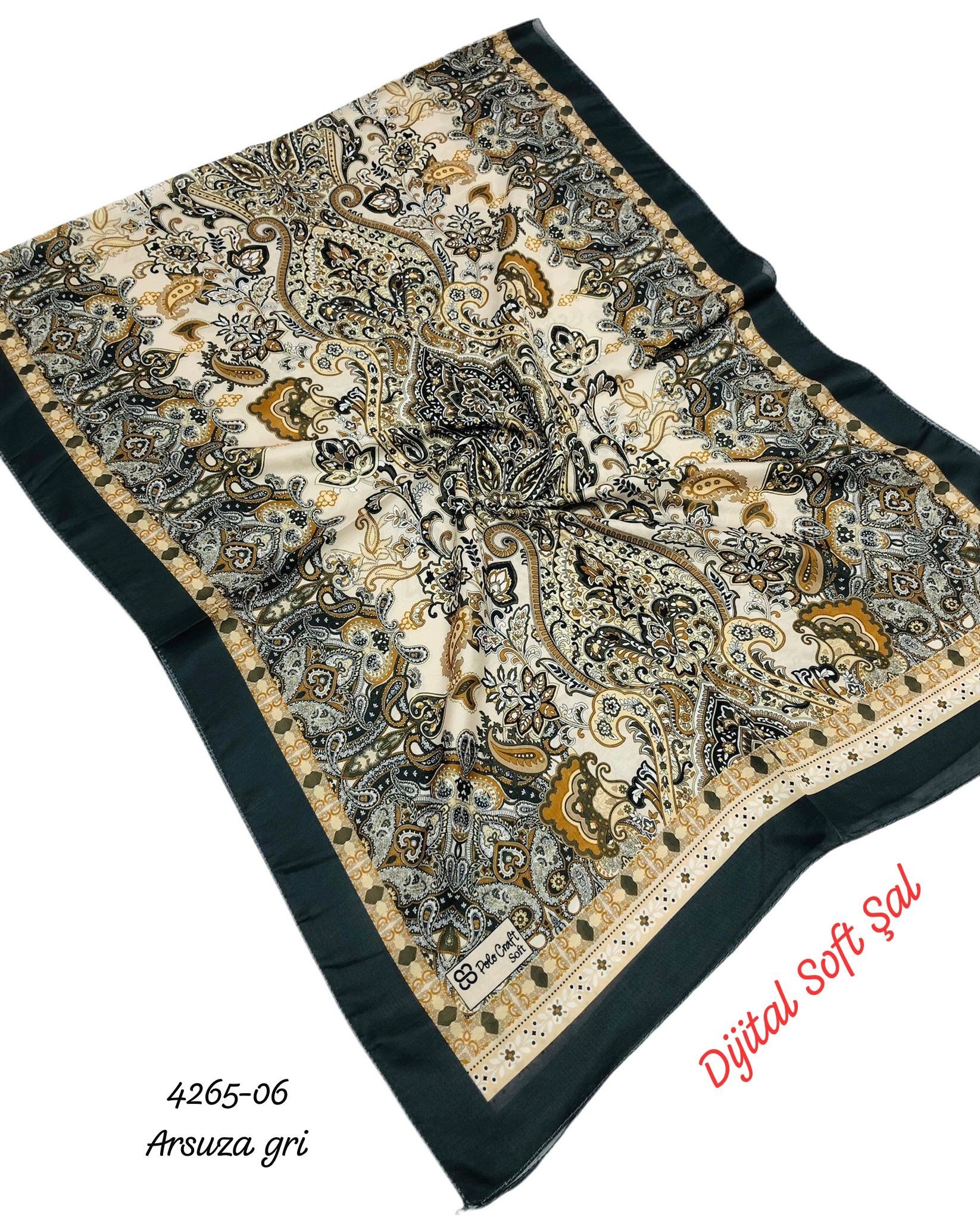 4265 Dijital Soft Şal