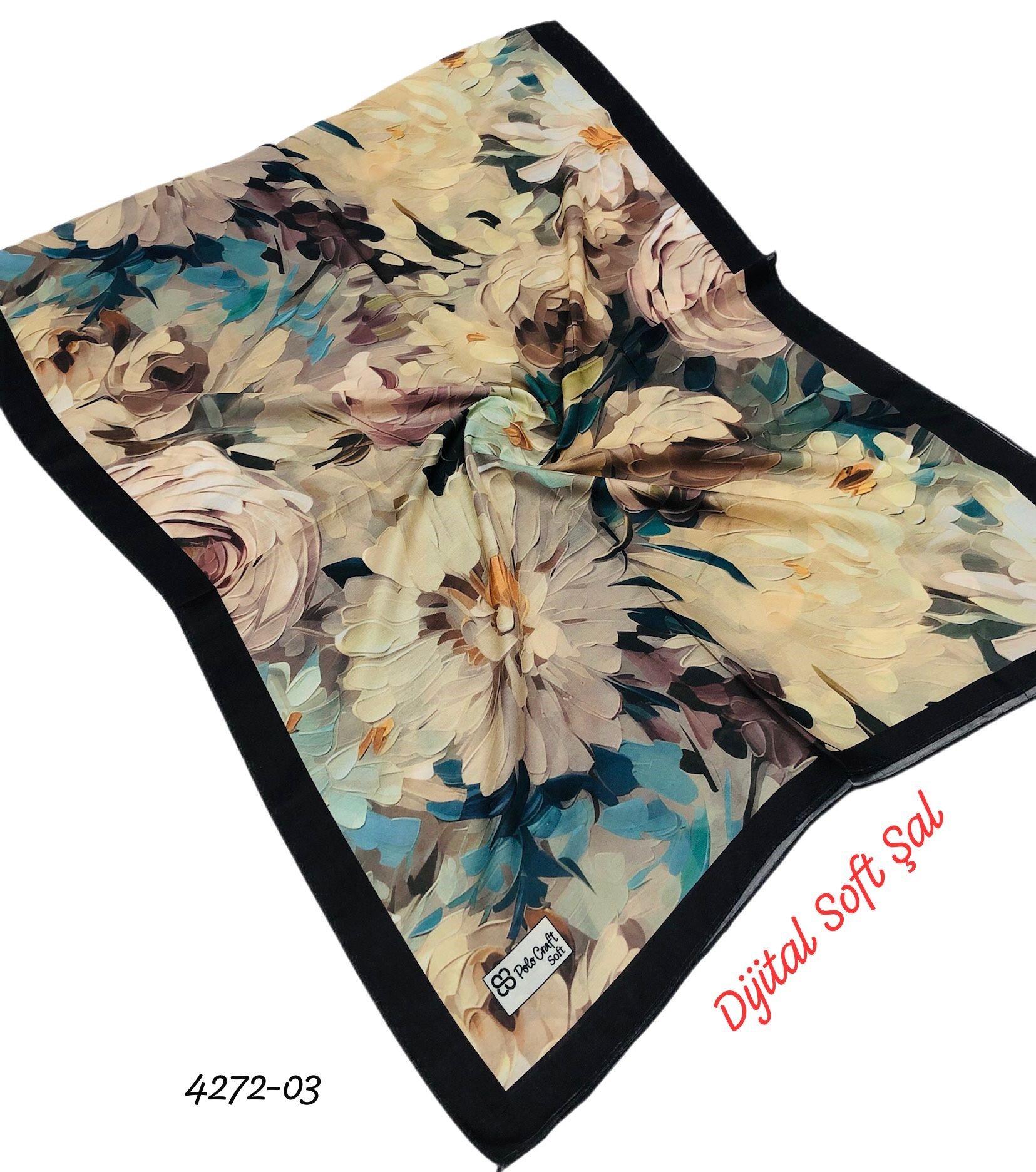 4272 Dijital Soft Şal