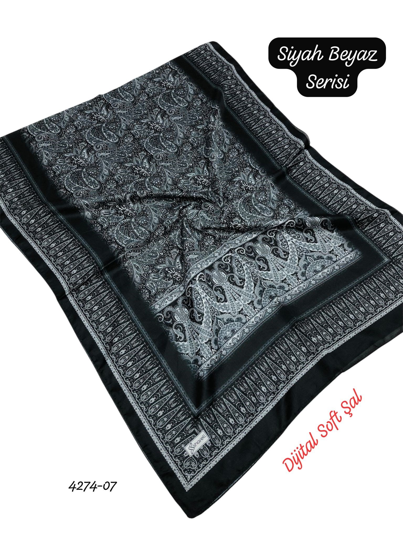 4274 Dijital Soft Şal