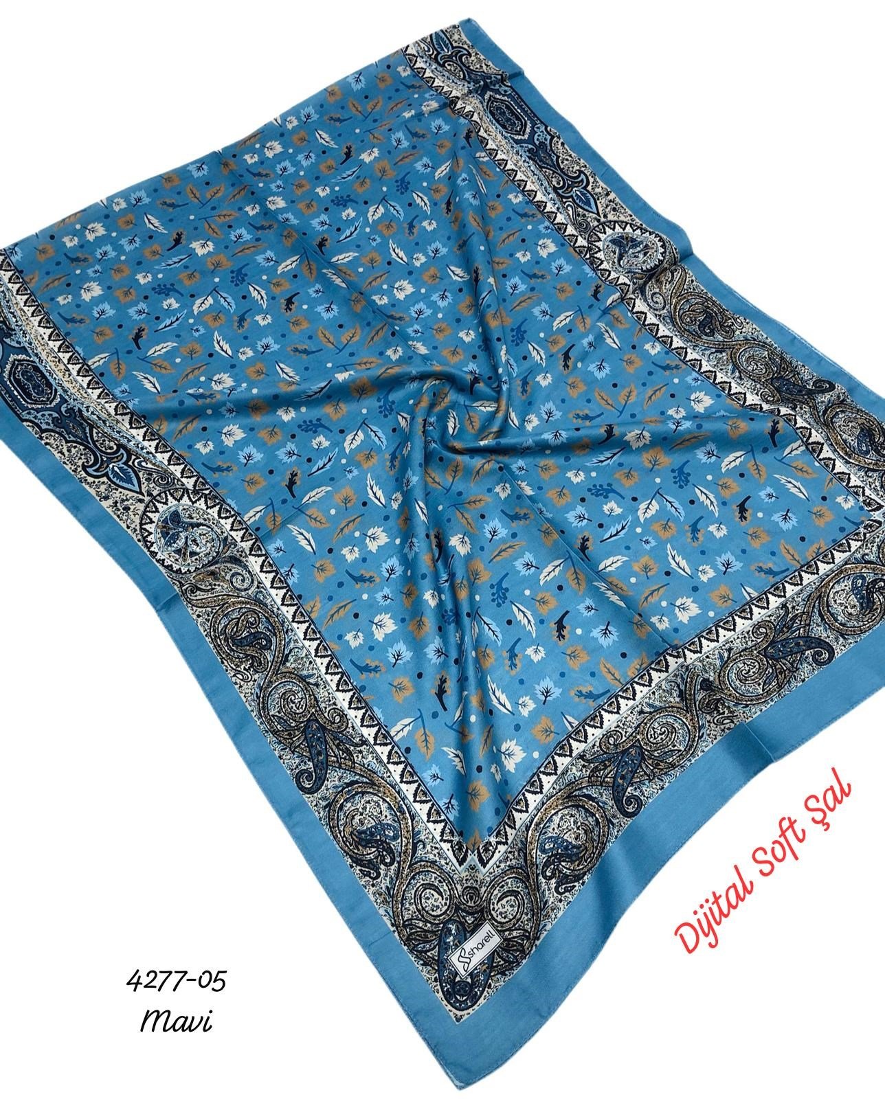 4277 Dijital Soft Şal