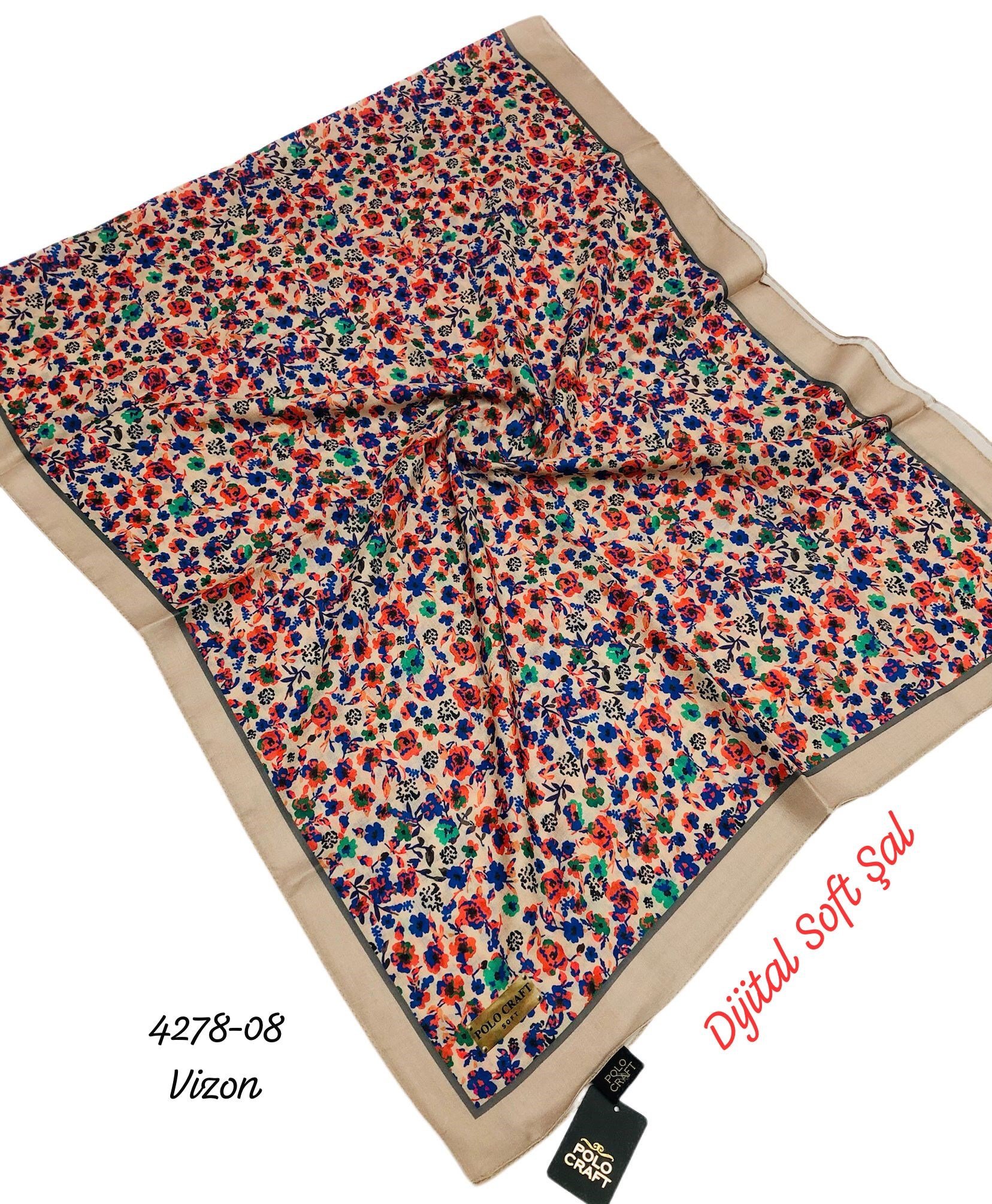 4278 Dijital Soft Şal