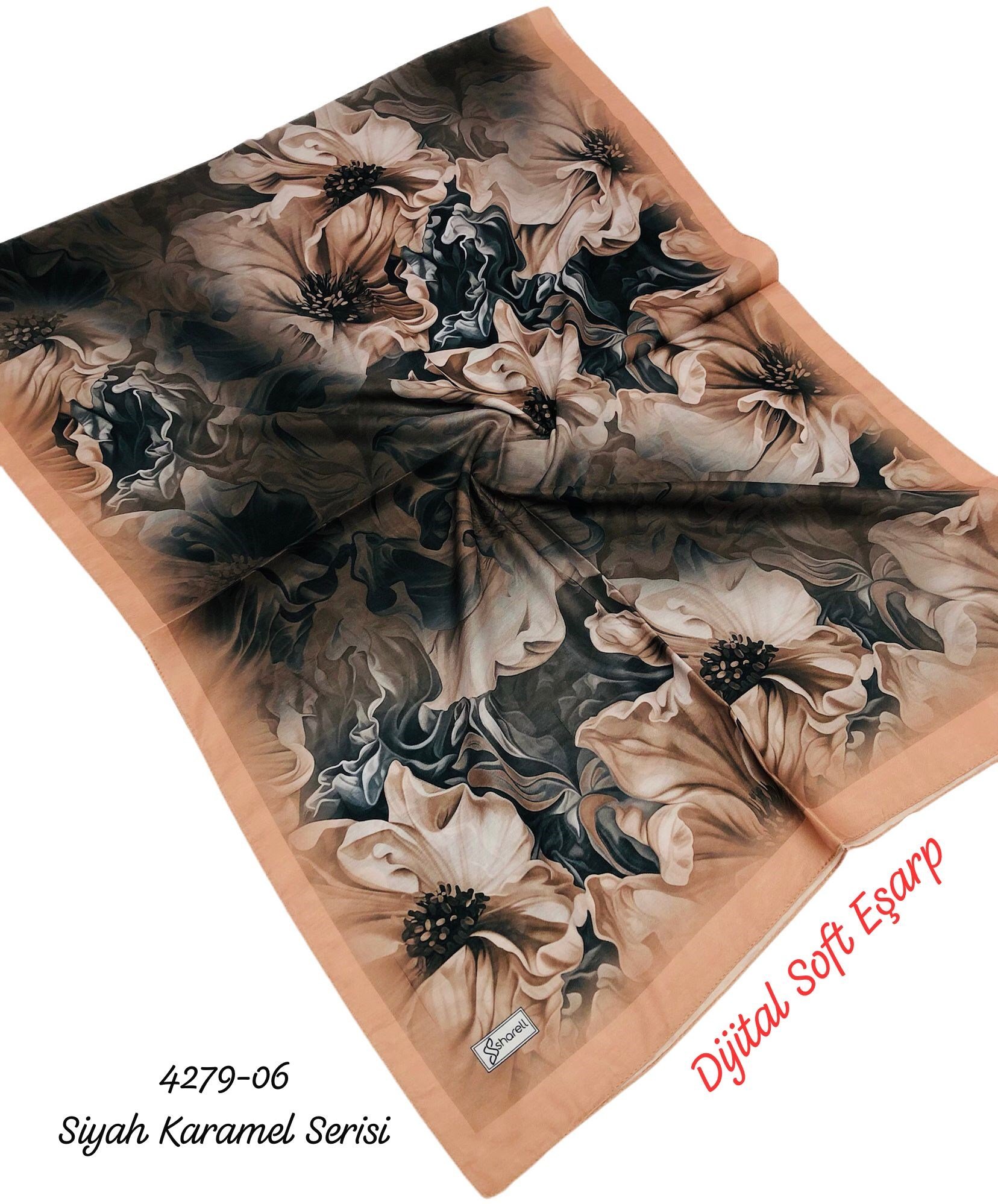 4279 Dijital Soft Şal