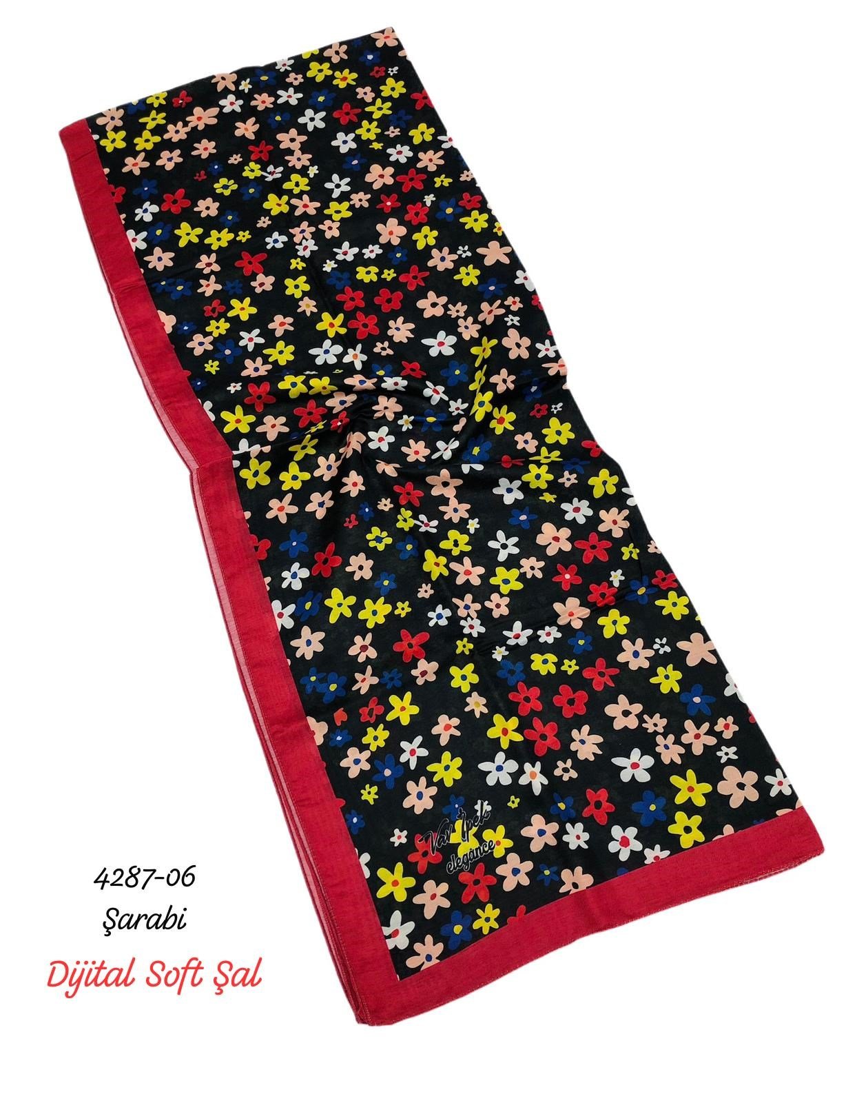 4287 Dijital Soft Şal