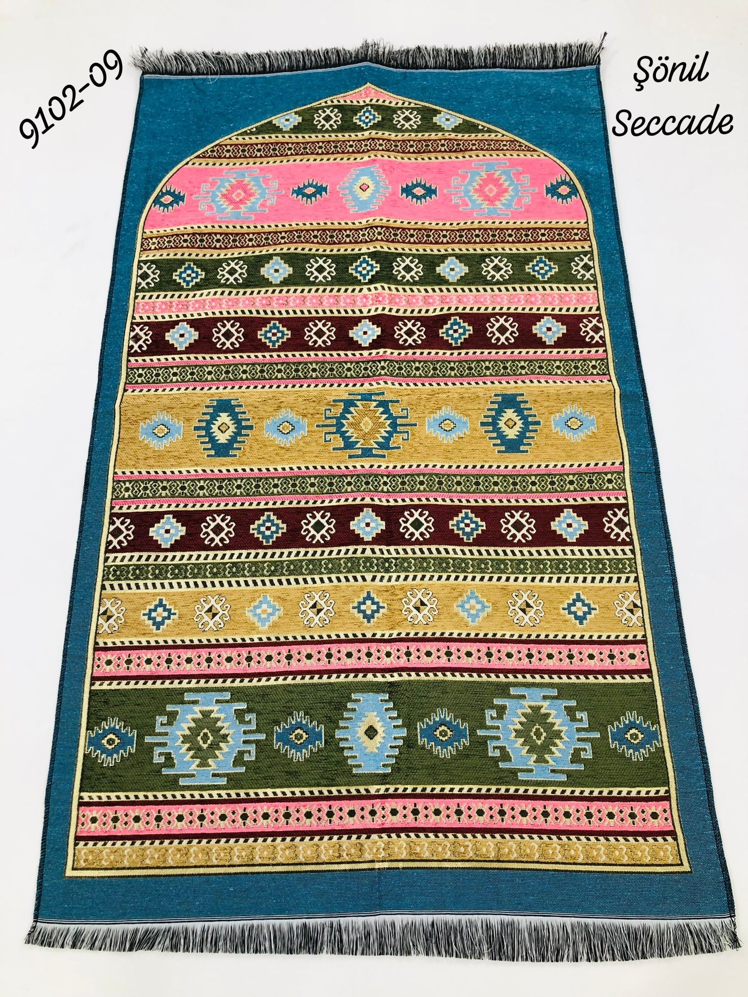 9102 Desenli Şönil Seccade