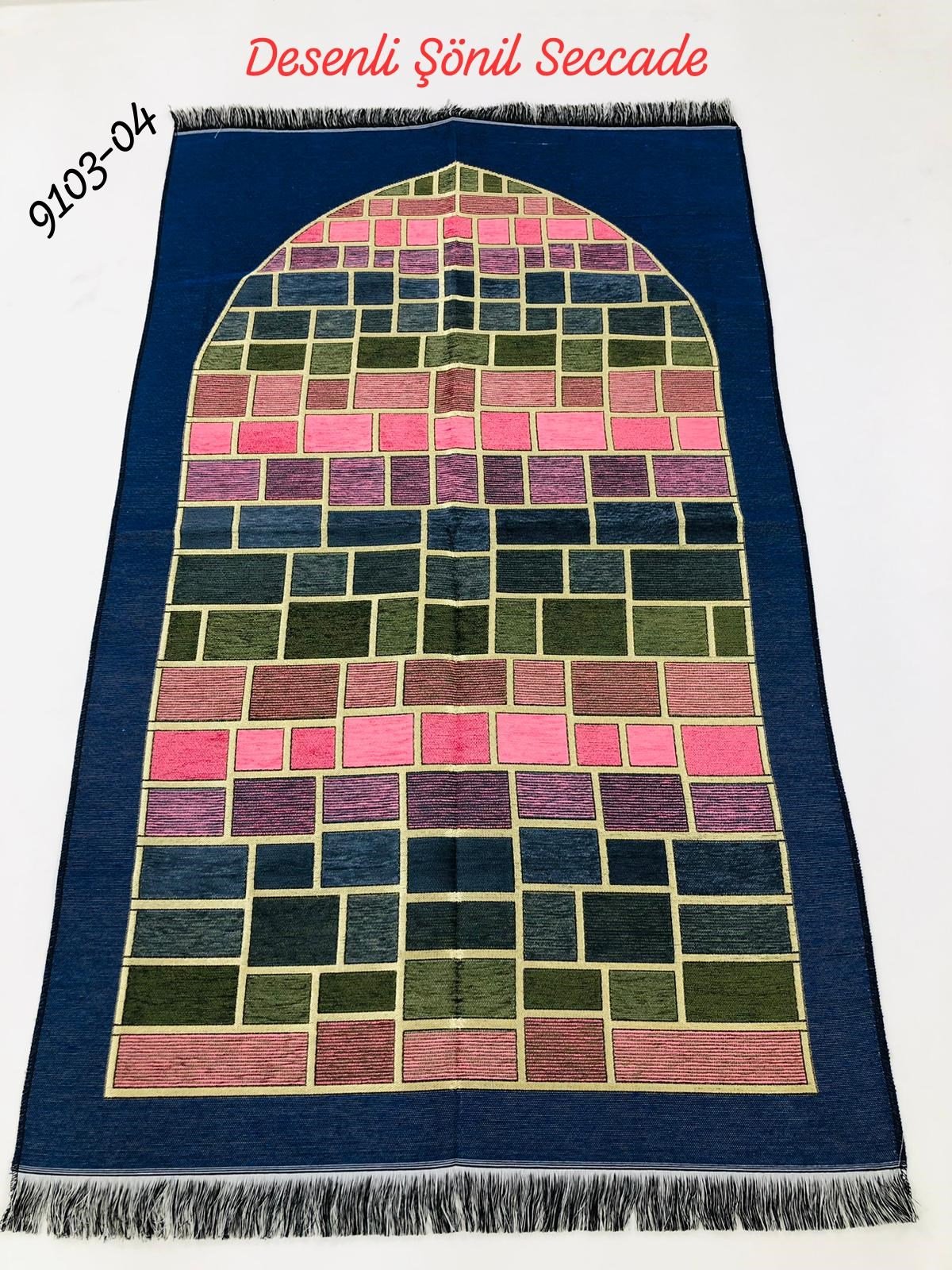 9103 Desenli Şönil Seccade