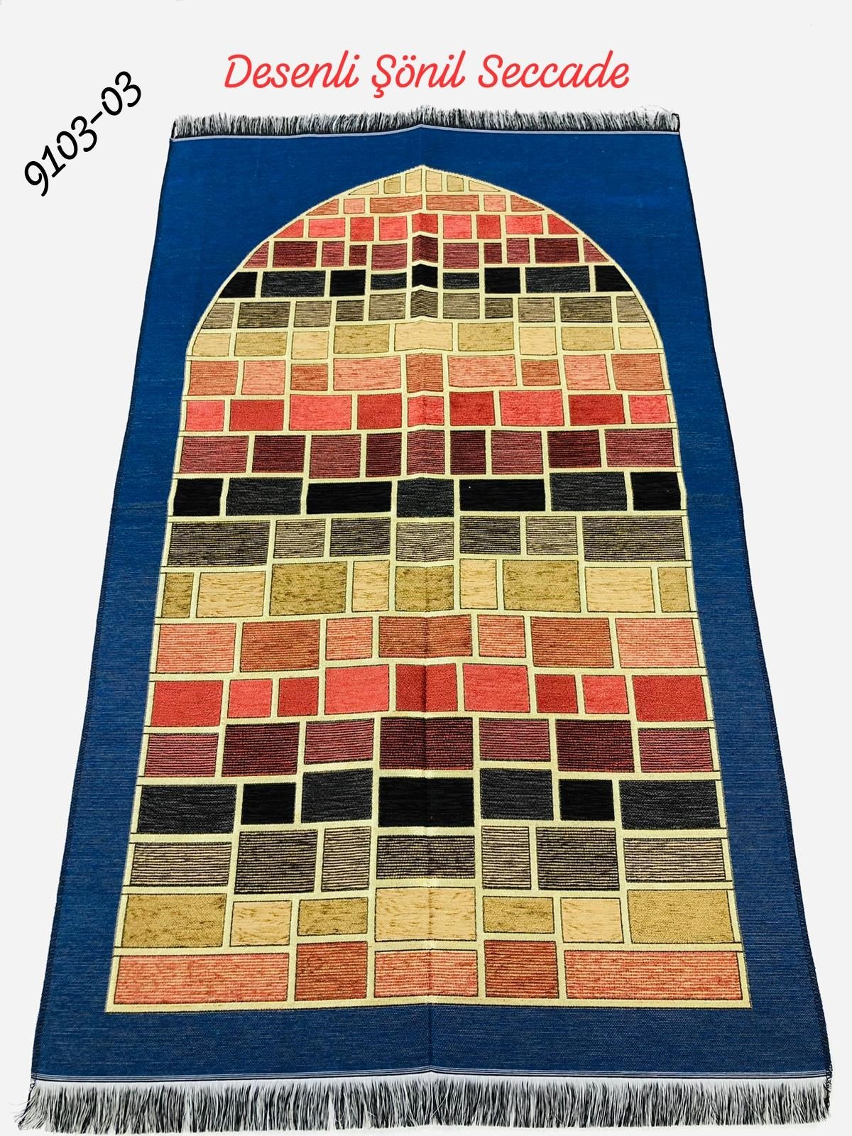 9103 Desenli Şönil Seccade