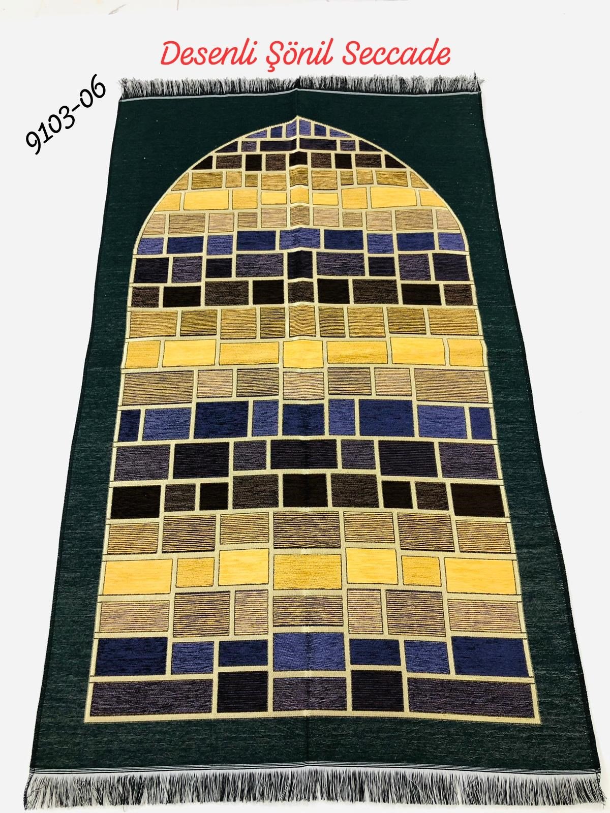 9103 Desenli Şönil Seccade