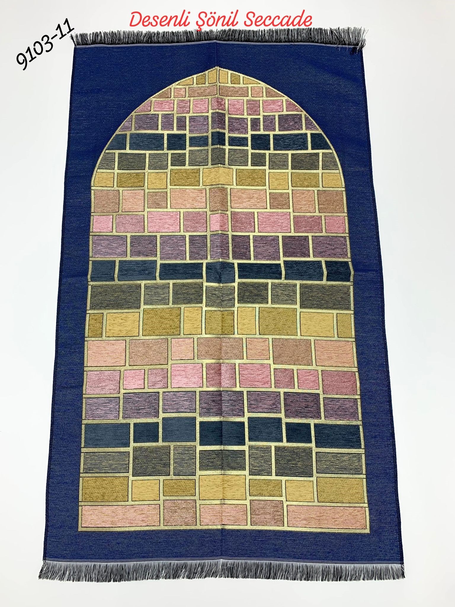 9103 Desenli Şönil Seccade