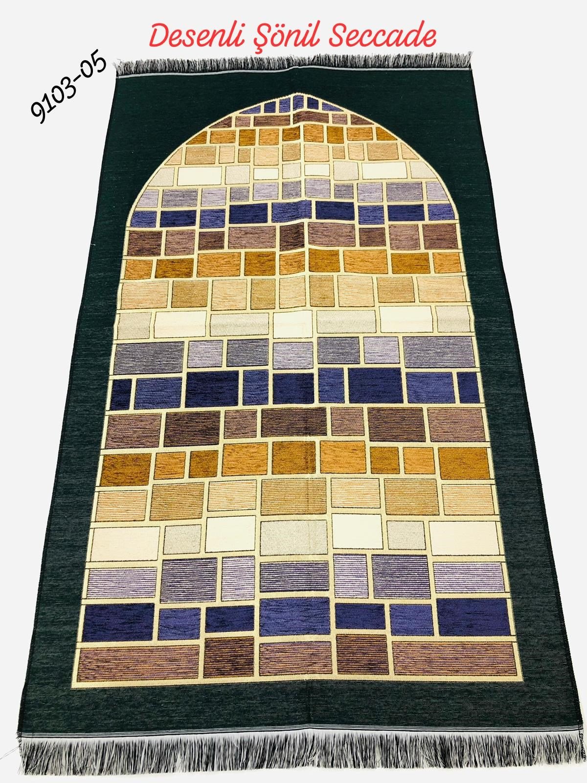 9103 Desenli Şönil Seccade