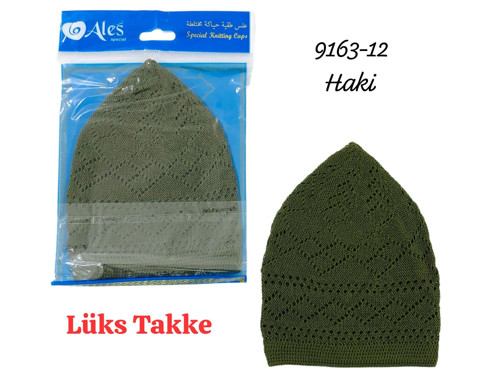 9163 Lüks Tekli Takke