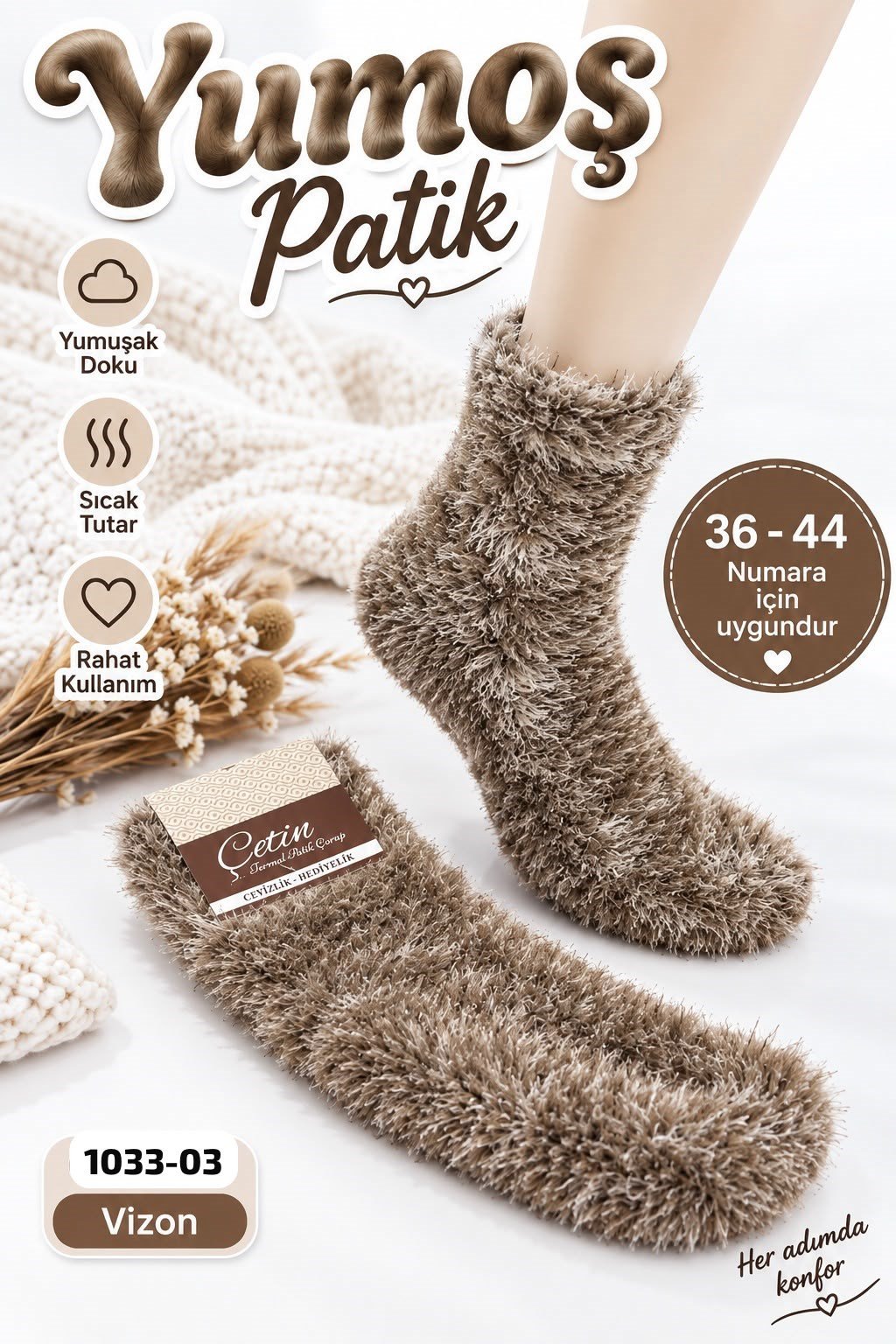 Yumoş Patik Çorap