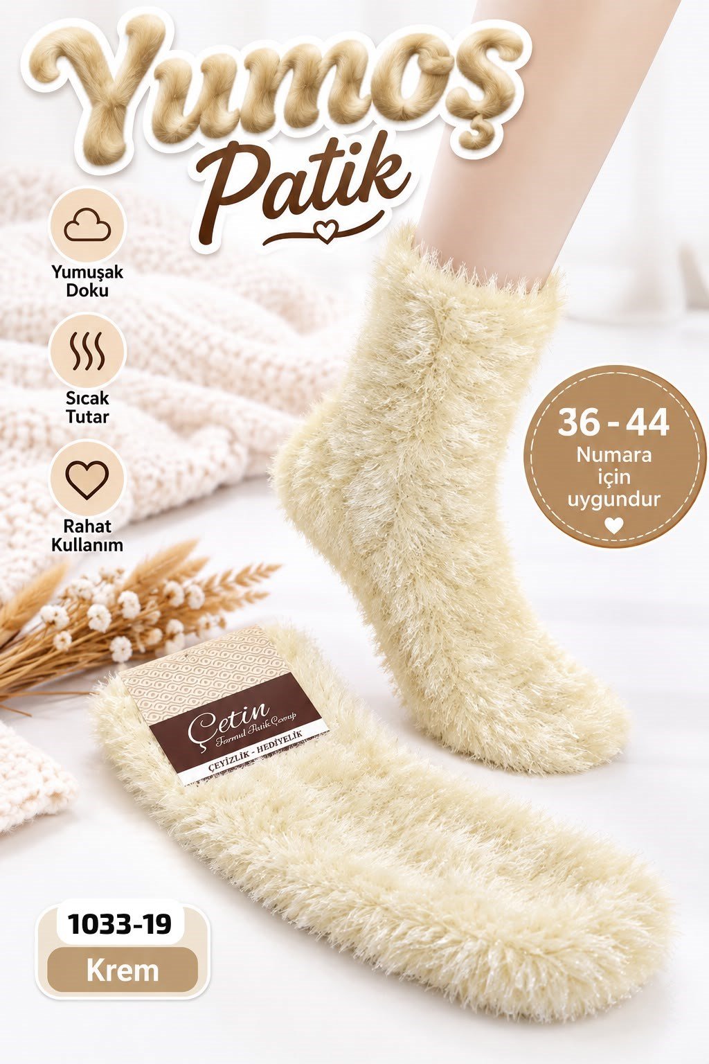 Yumoş Patik Çorap