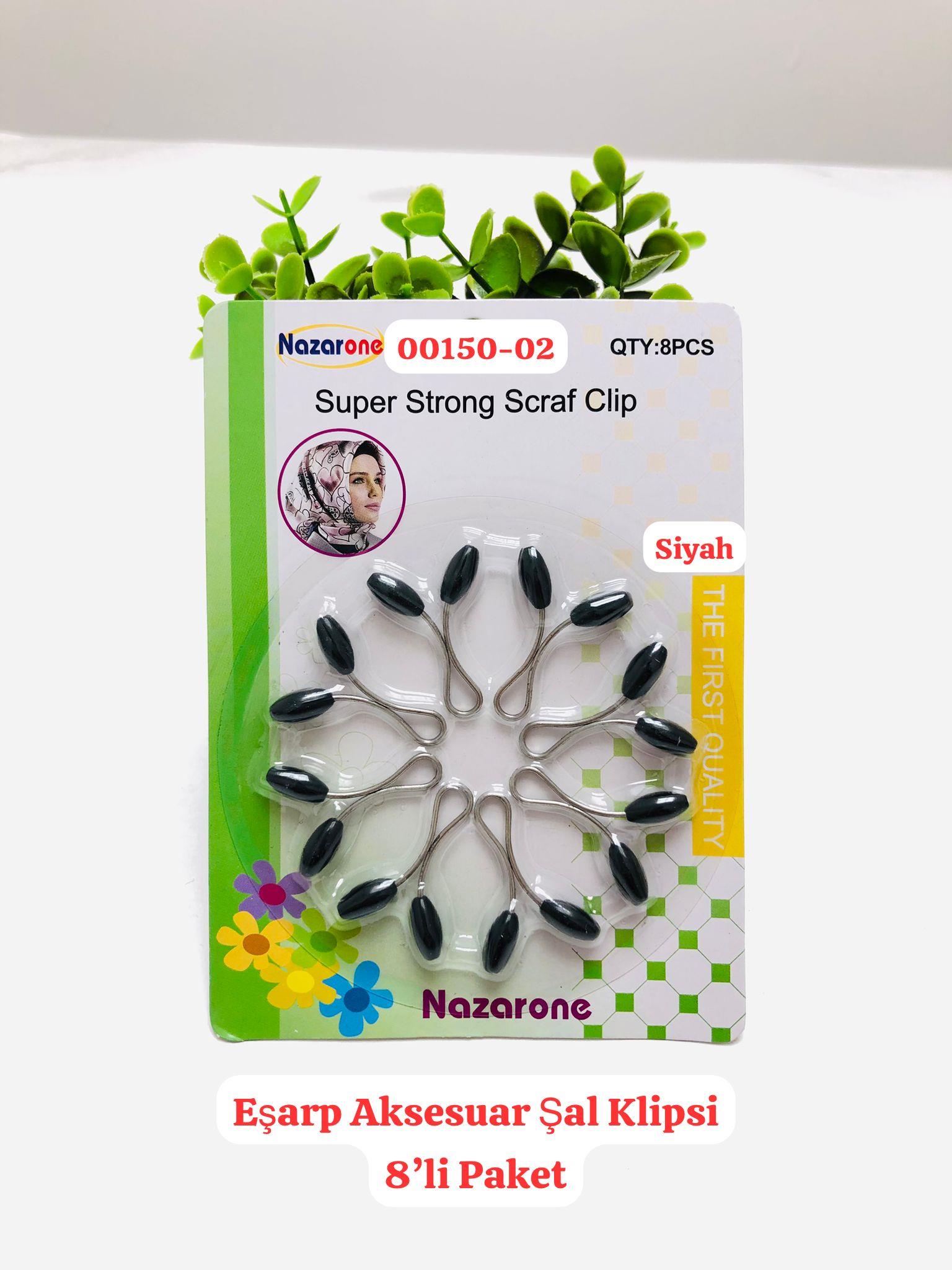 00150 Eşarp Aksesuar Şal Klipsi 8'li