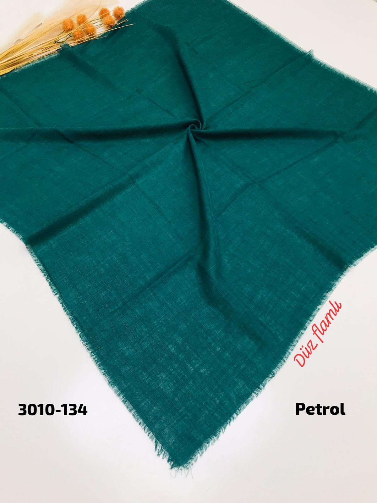 3010 Düz Flamlı Eşarp