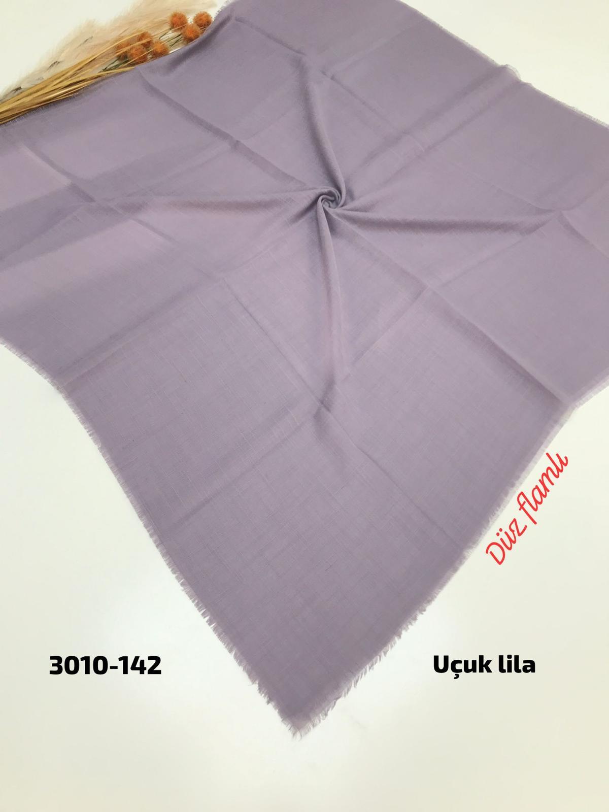 3010 Düz Flamlı Eşarp