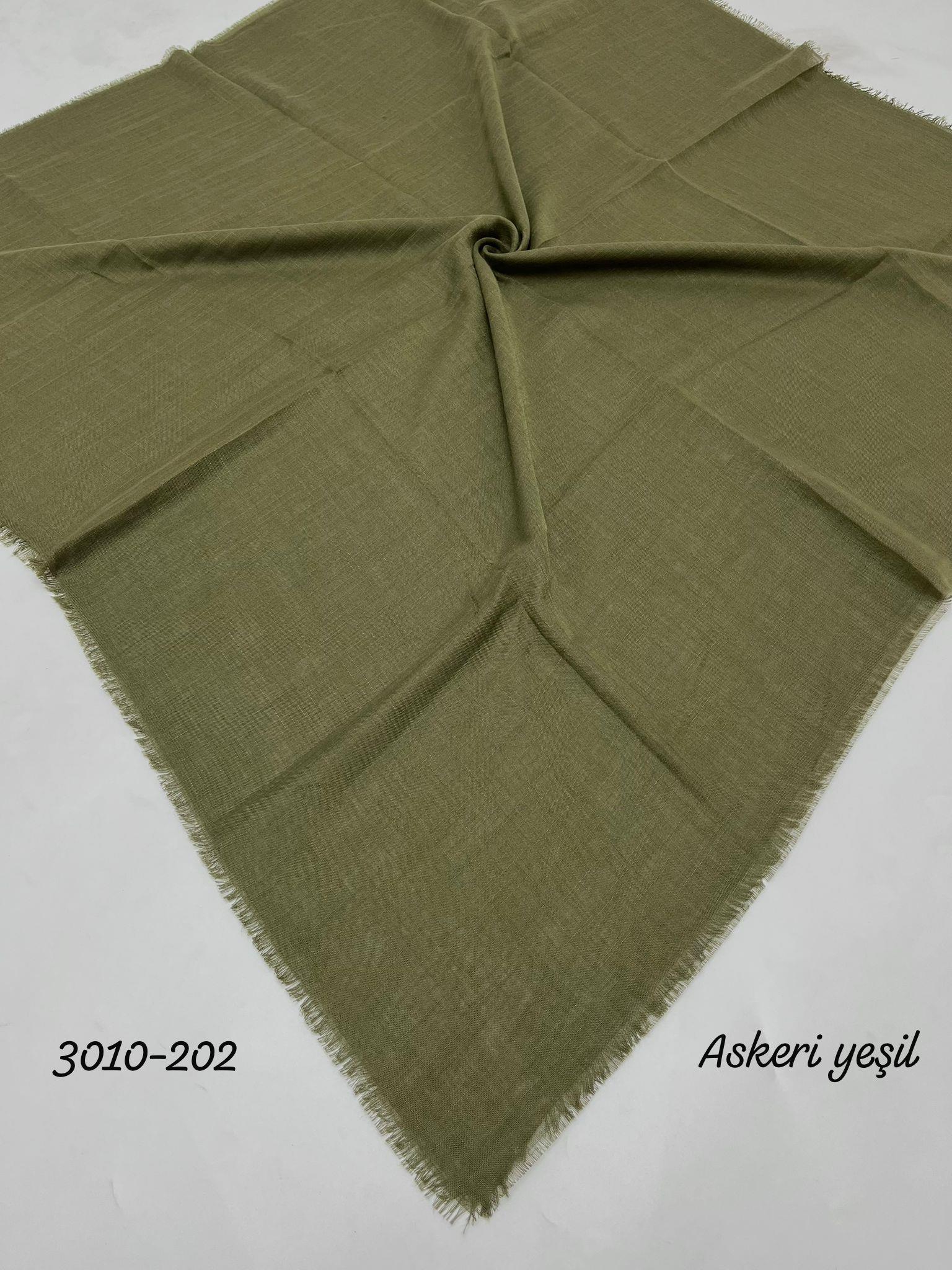 3010 Düz Flamlı Eşarp