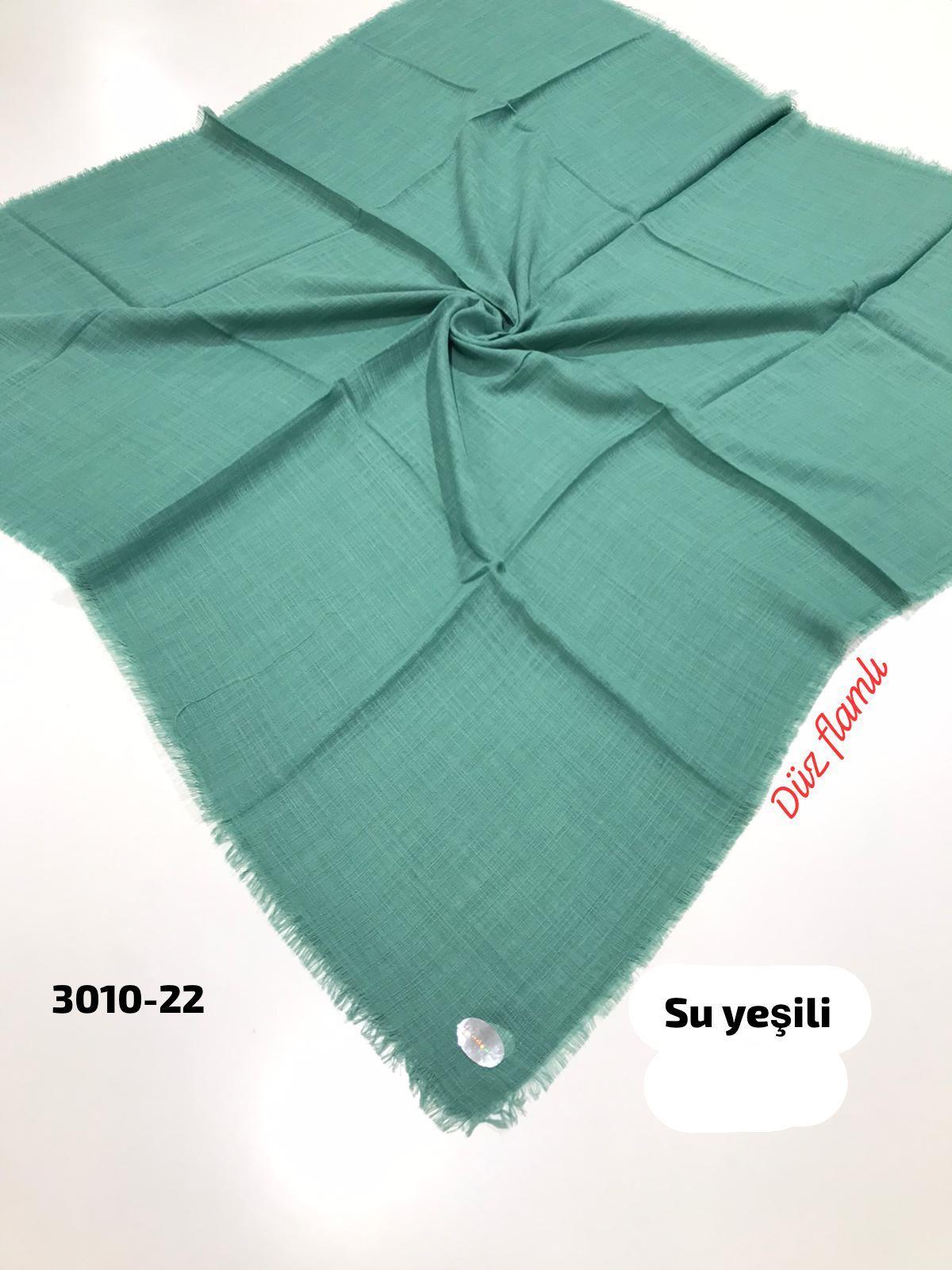 3010 Düz Flamlı Eşarp