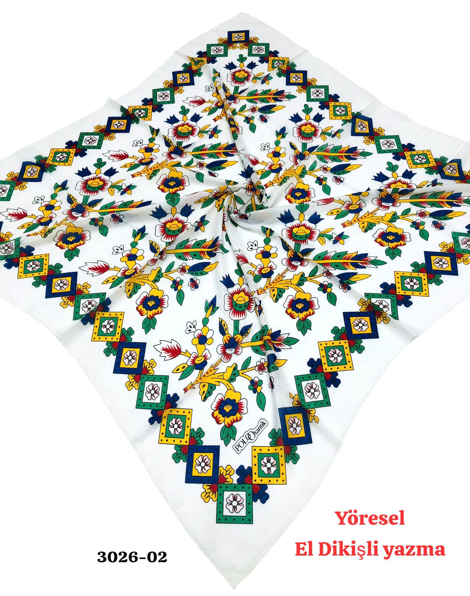 3026 Yöresel El Dikişli Yazma
