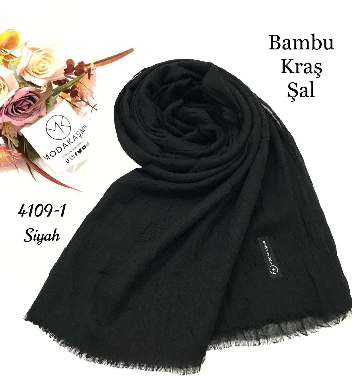 4109 Moda Kaşmir Bambu Kraş Şal