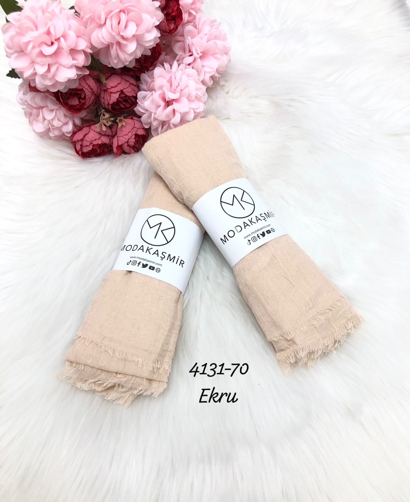 4131 Lüks Bambu Kraş Şal