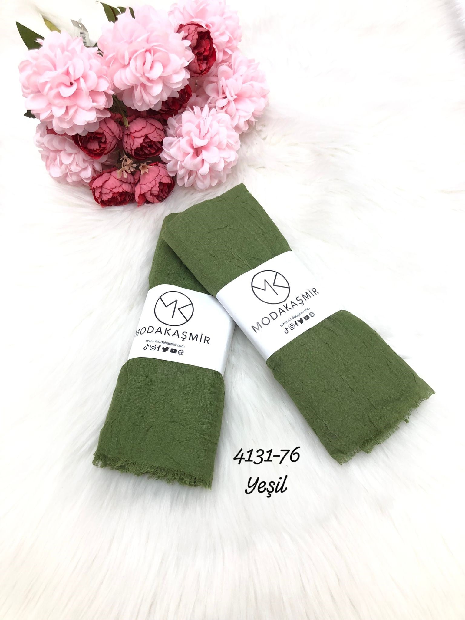 4131 Lüks Bambu Kraş Şal