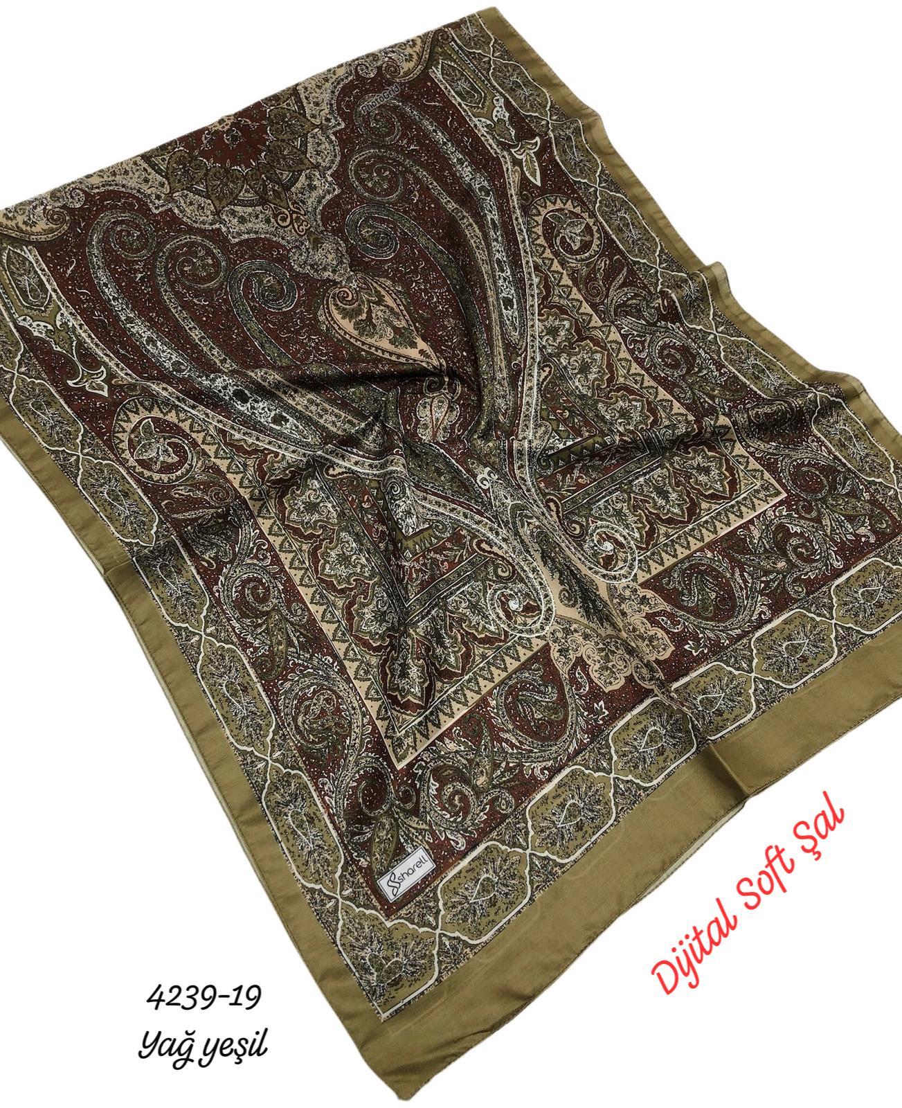 4239 Dijital Soft Şal