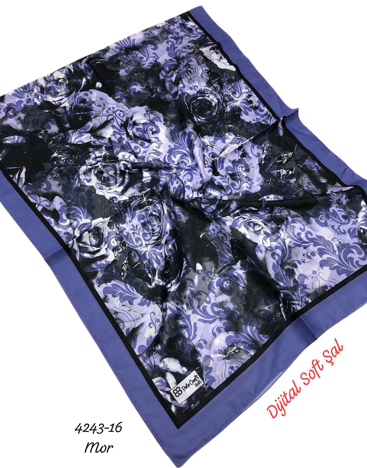 4243 Dijital Soft Şal