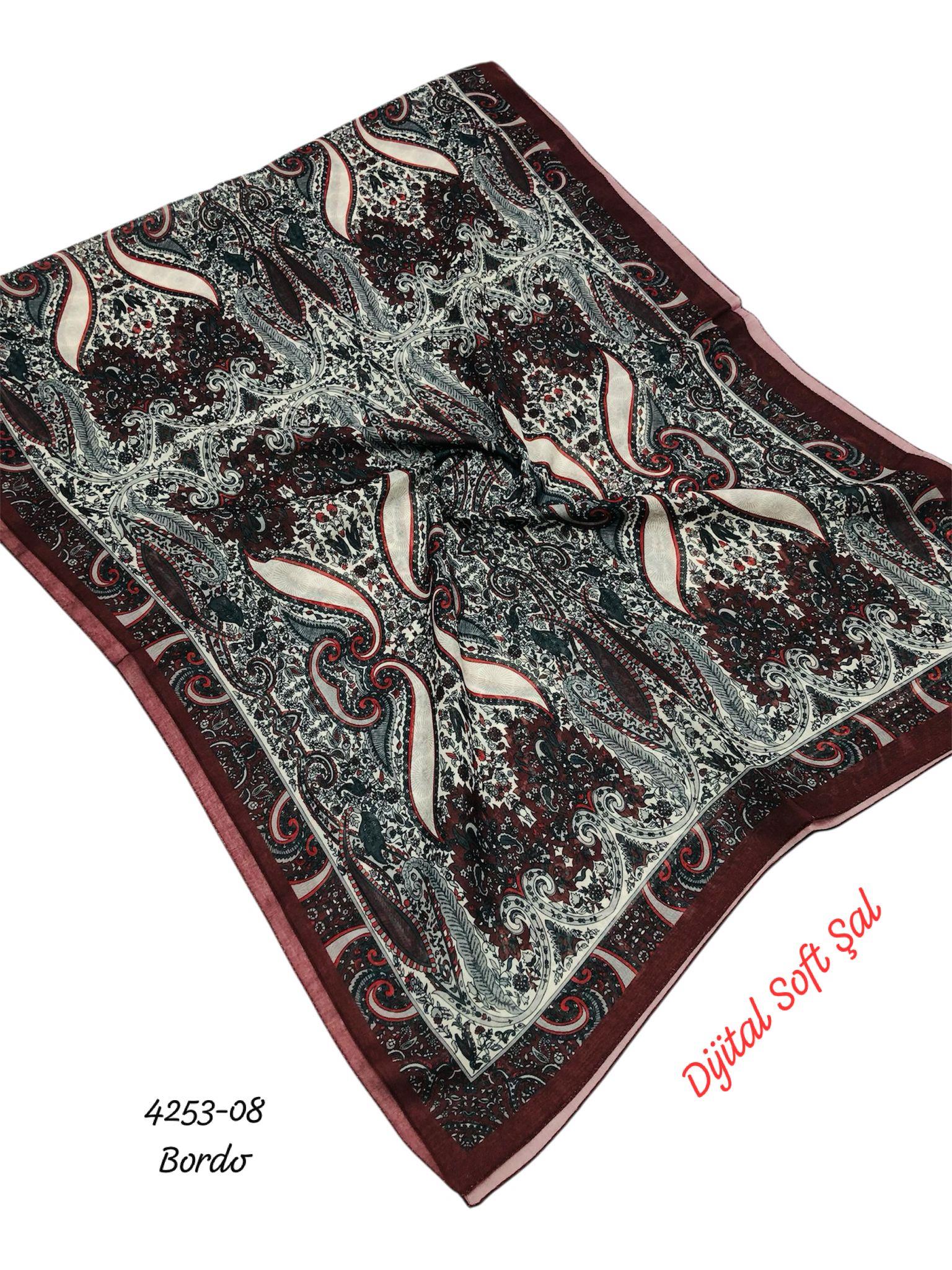 4253 Dijital Soft Şal