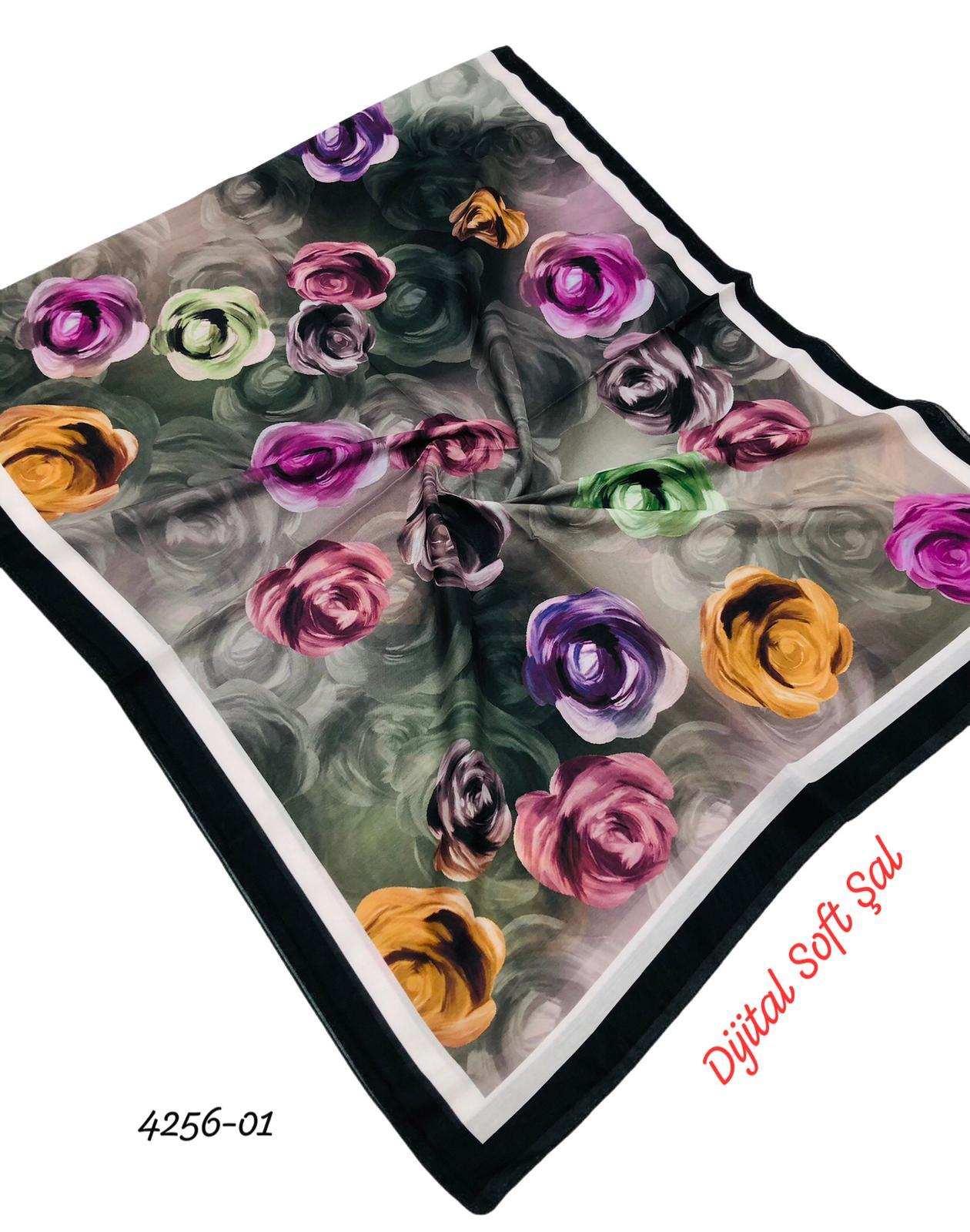 4256 Dijital Soft Şal