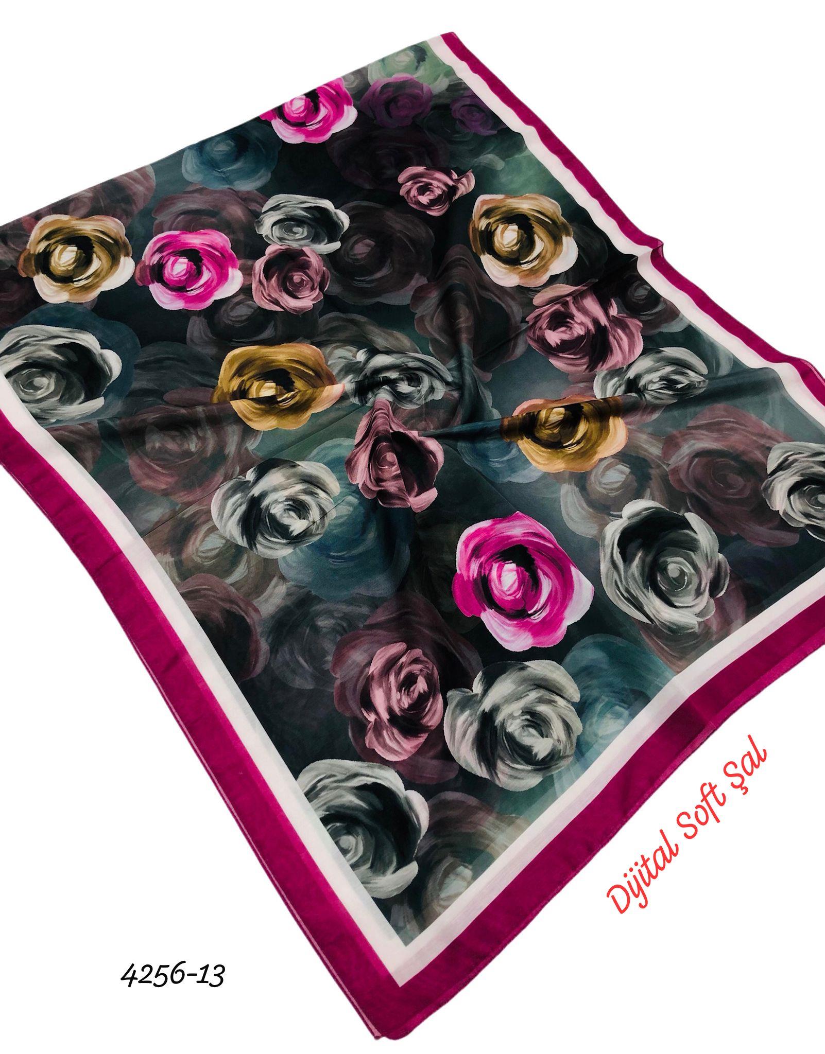 4256 Dijital Soft Şal