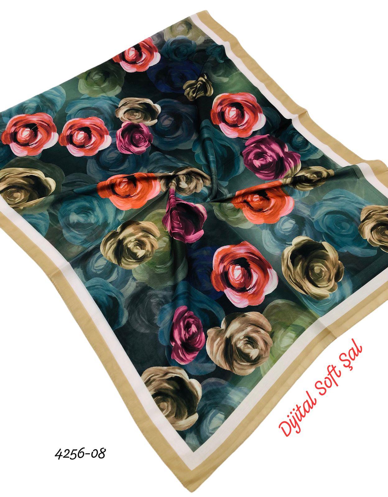 4256 Dijital Soft Şal