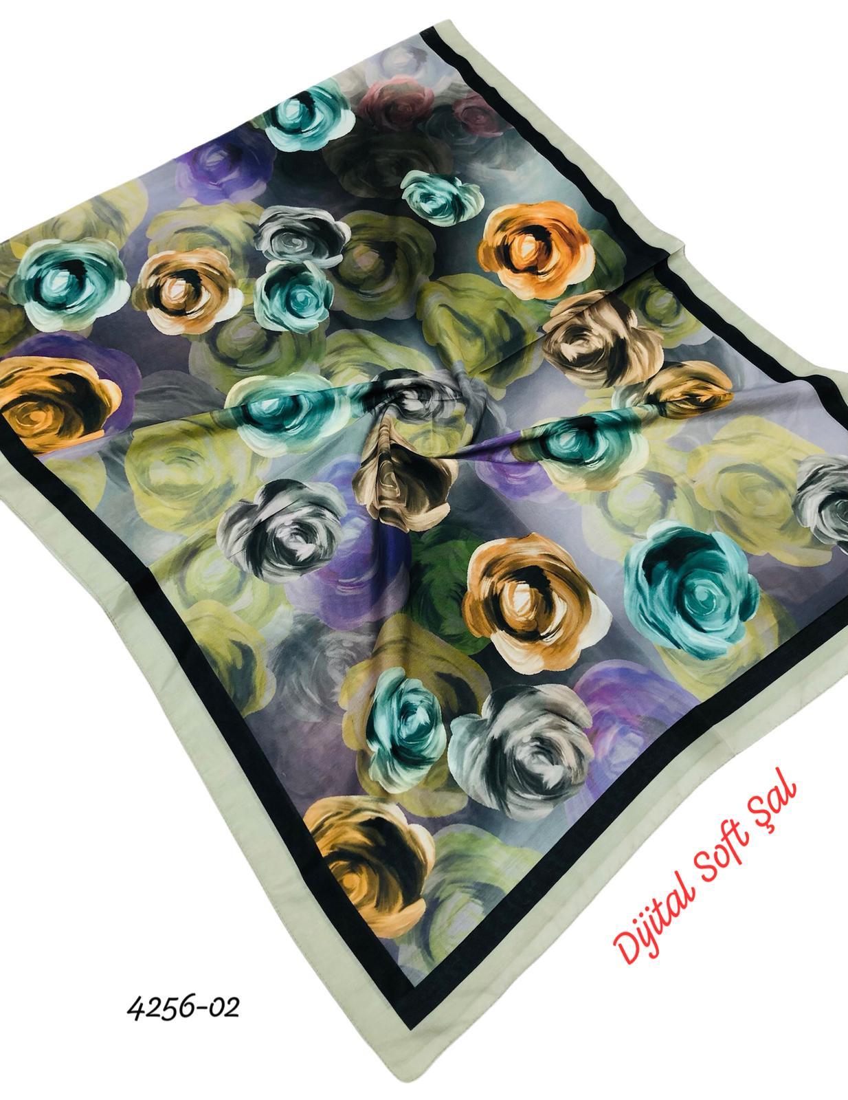 4256 Dijital Soft Şal
