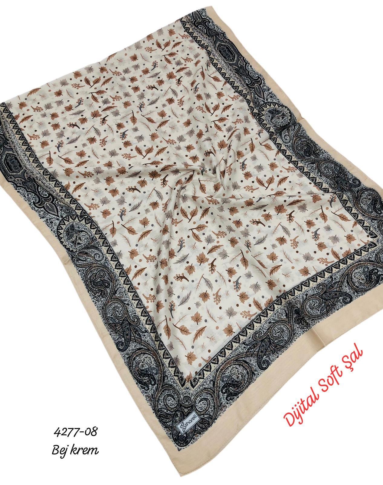 4277 Dijital Soft Şal