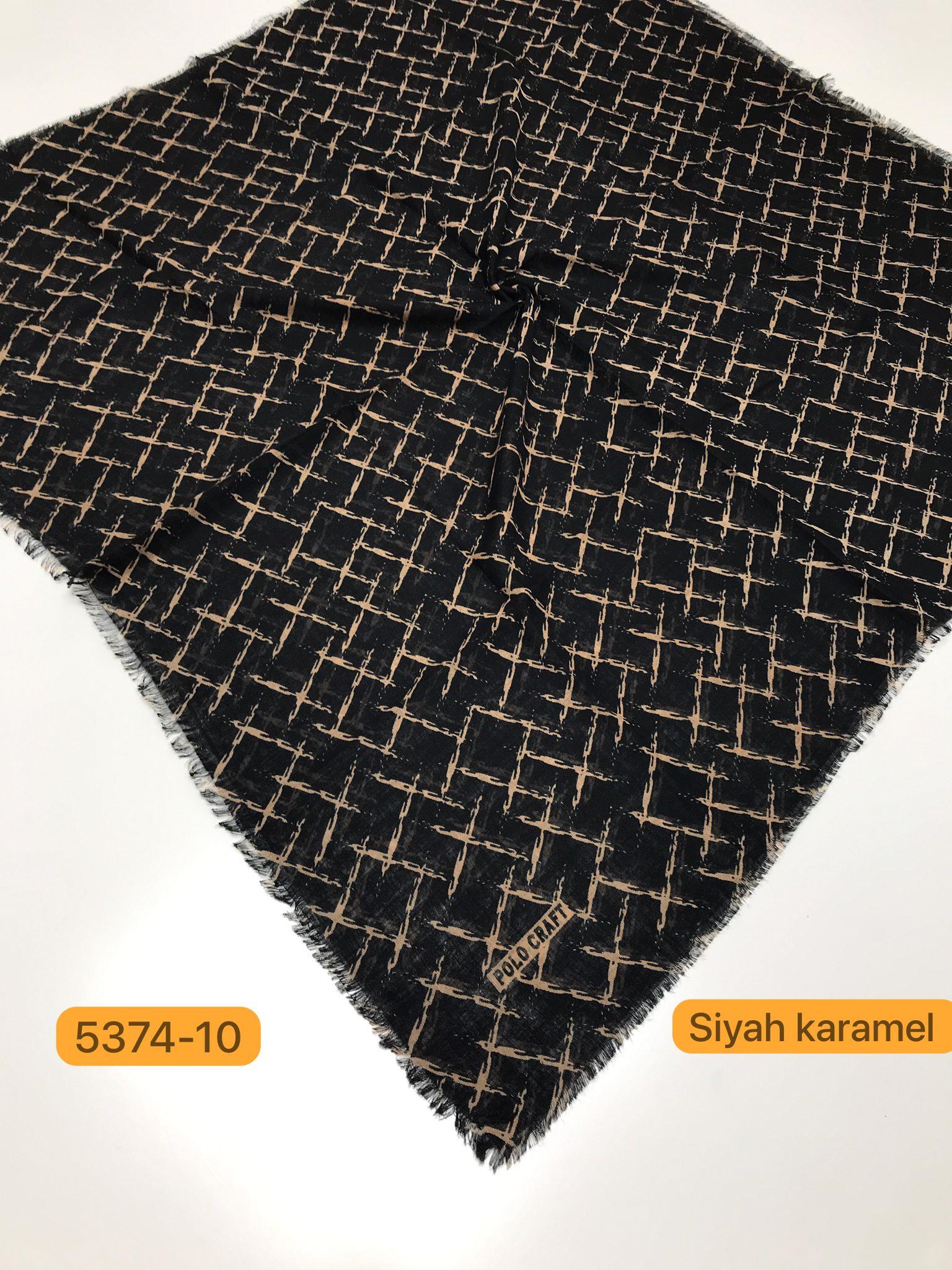5374 Flamlı  Pamuk Eşarp