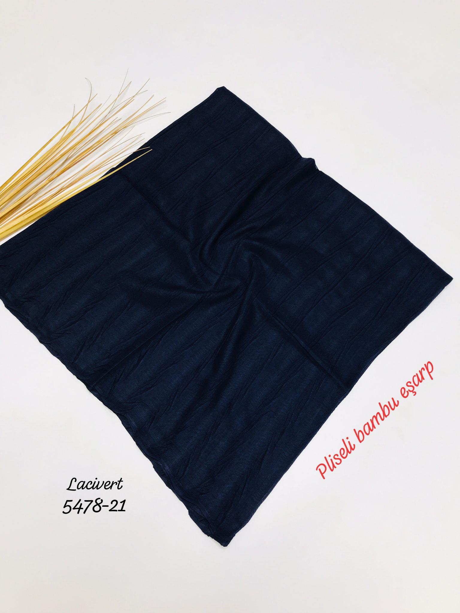 5478 Pliseli Bambu Eşarp