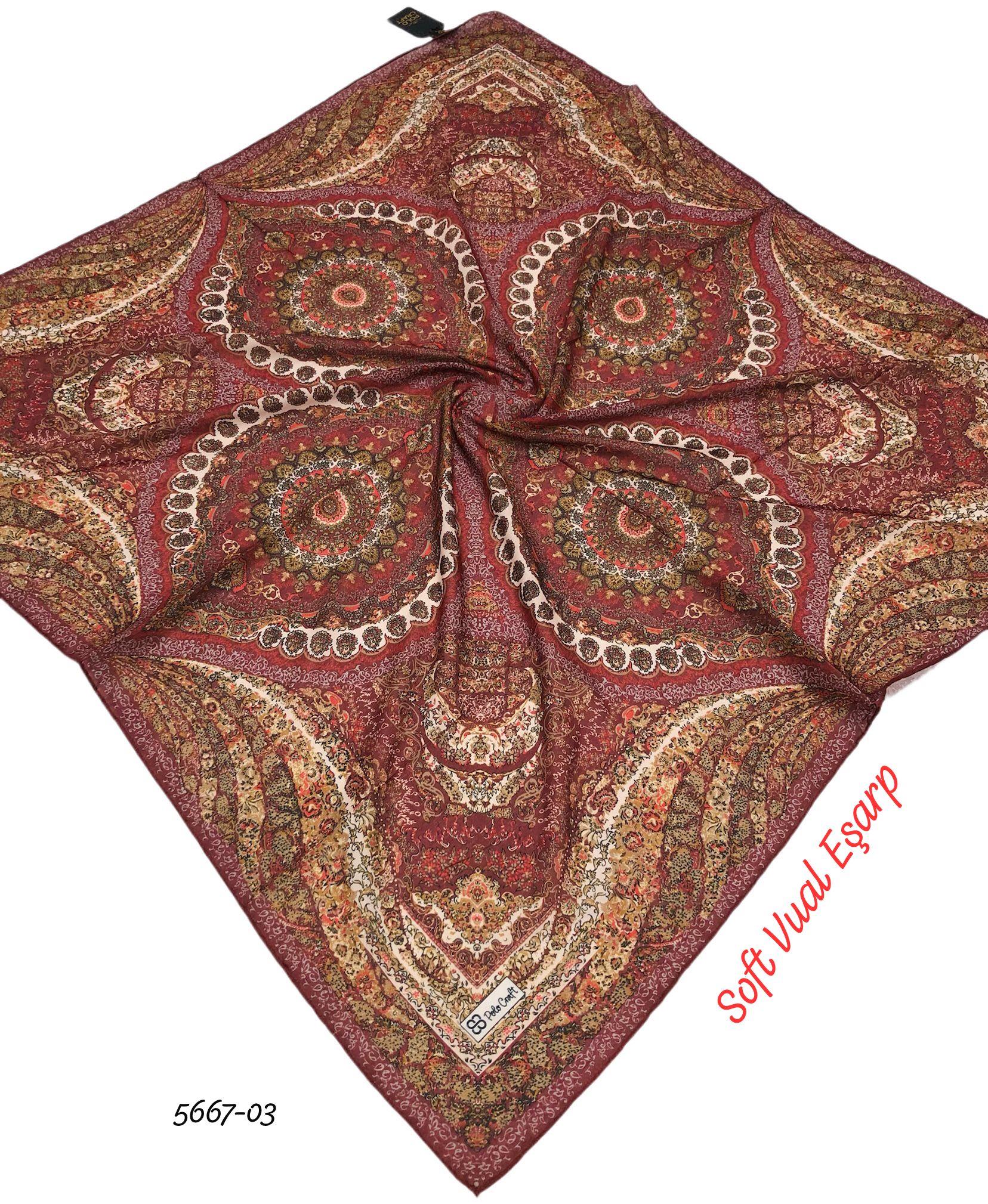 5667 Polocraft Soft Vual Eşarp