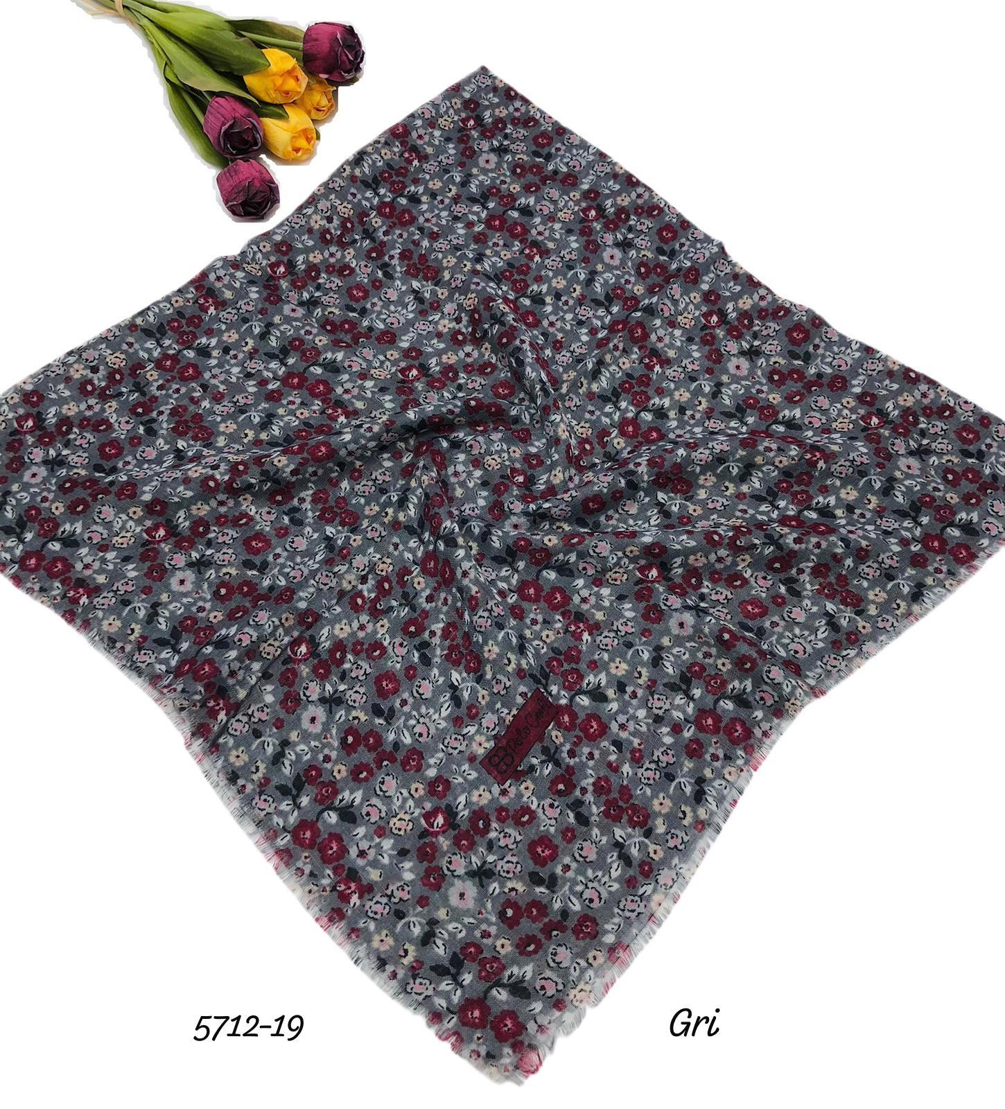 5712 Flamlı Pamuk Eşarp