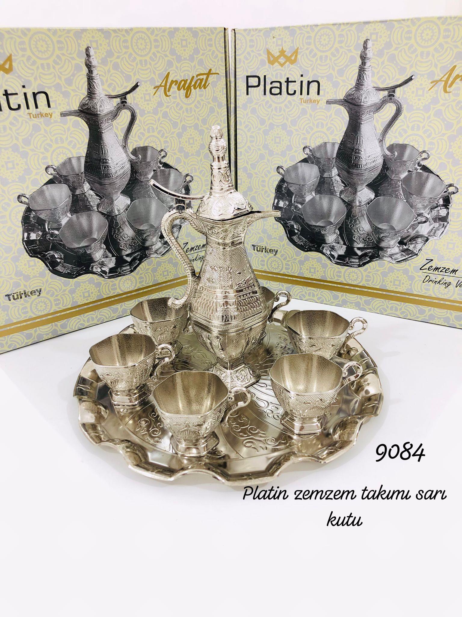 9084 Platin Zemzem Takımı Sarı Kutu