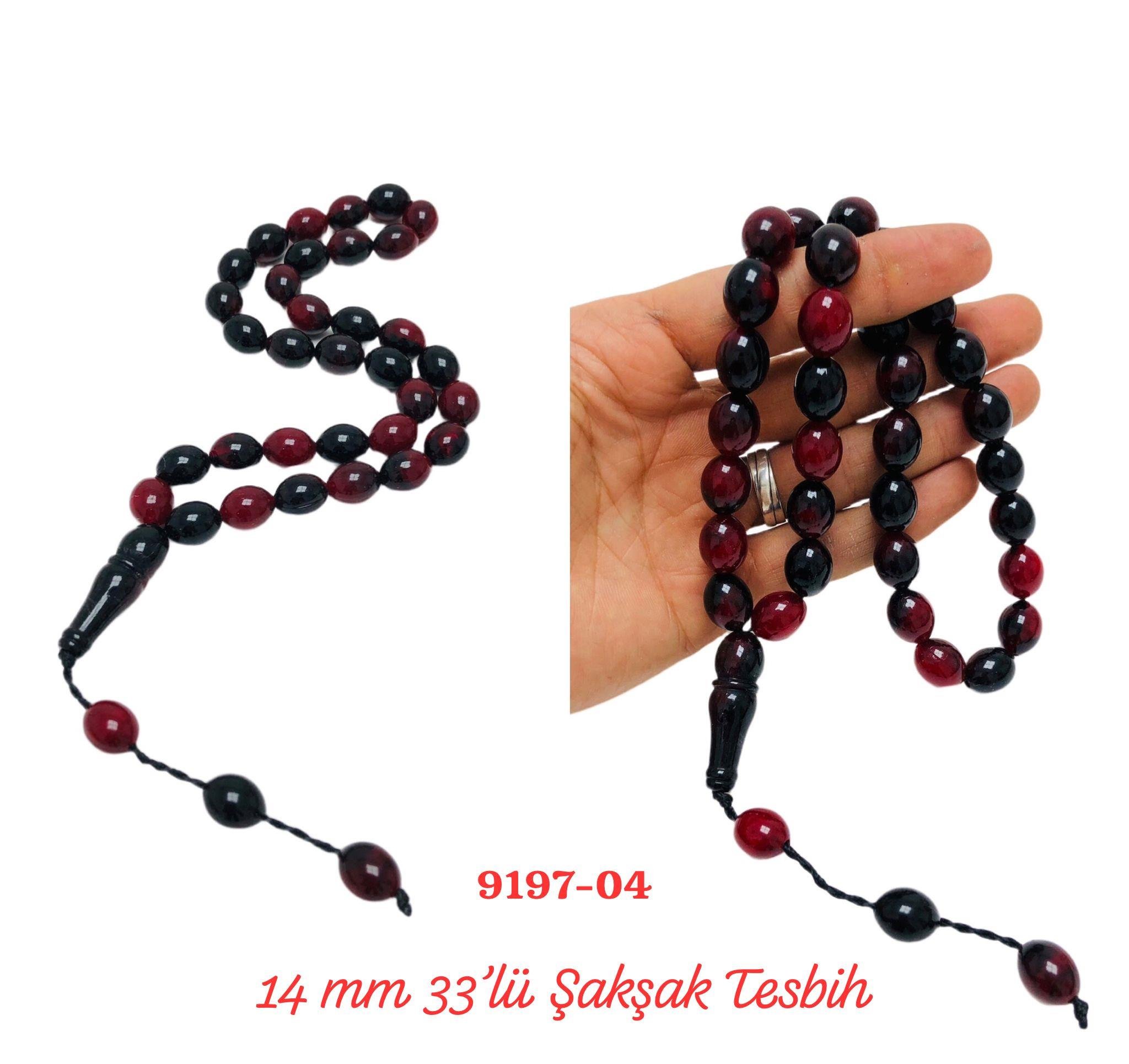 9197 33'lü İri Taş Şakşak Tesbih