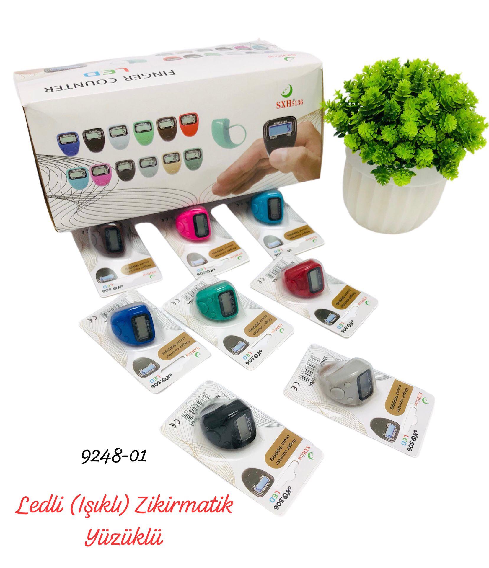 9248 Ledli (Işıklı) Zikirmatik Yüzüklü