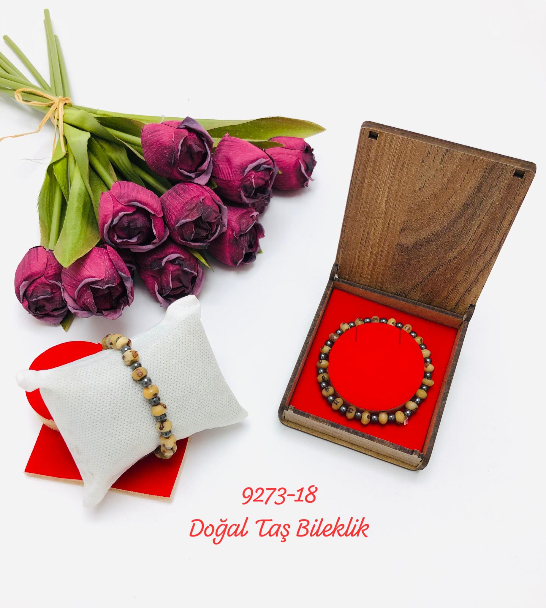 9273 Kutulu Doğal Taş Bileklik