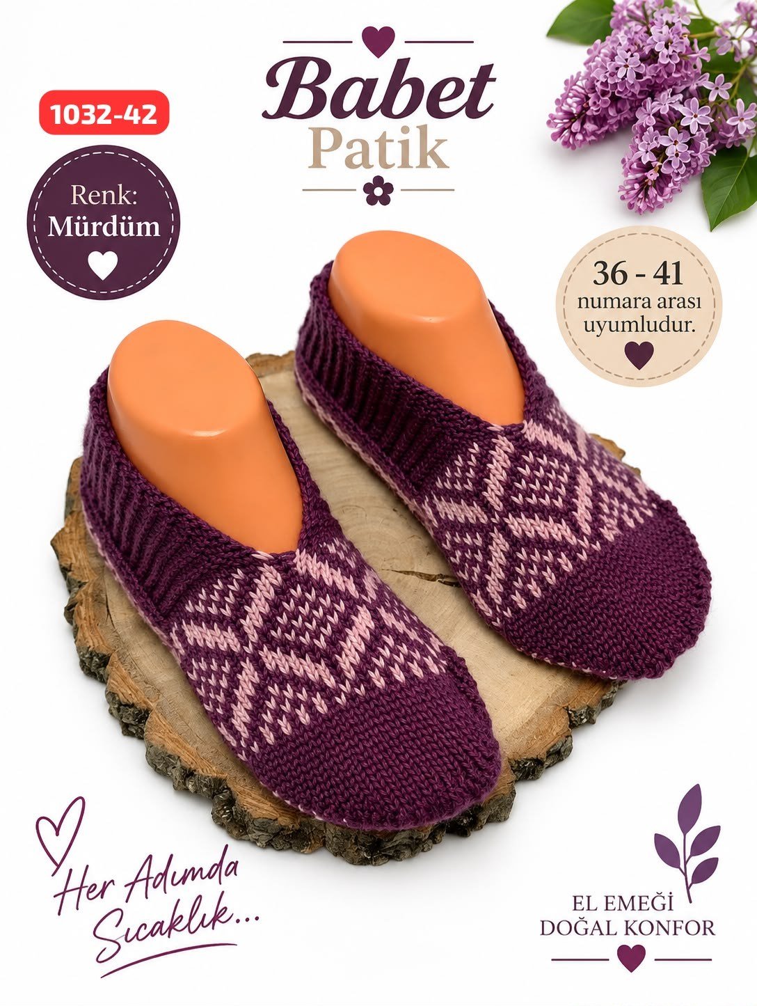 Desenli Patik