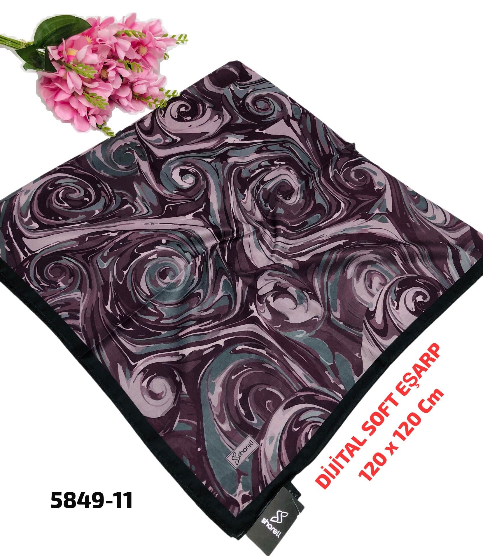 Dijital Soft Eşarp 120cm