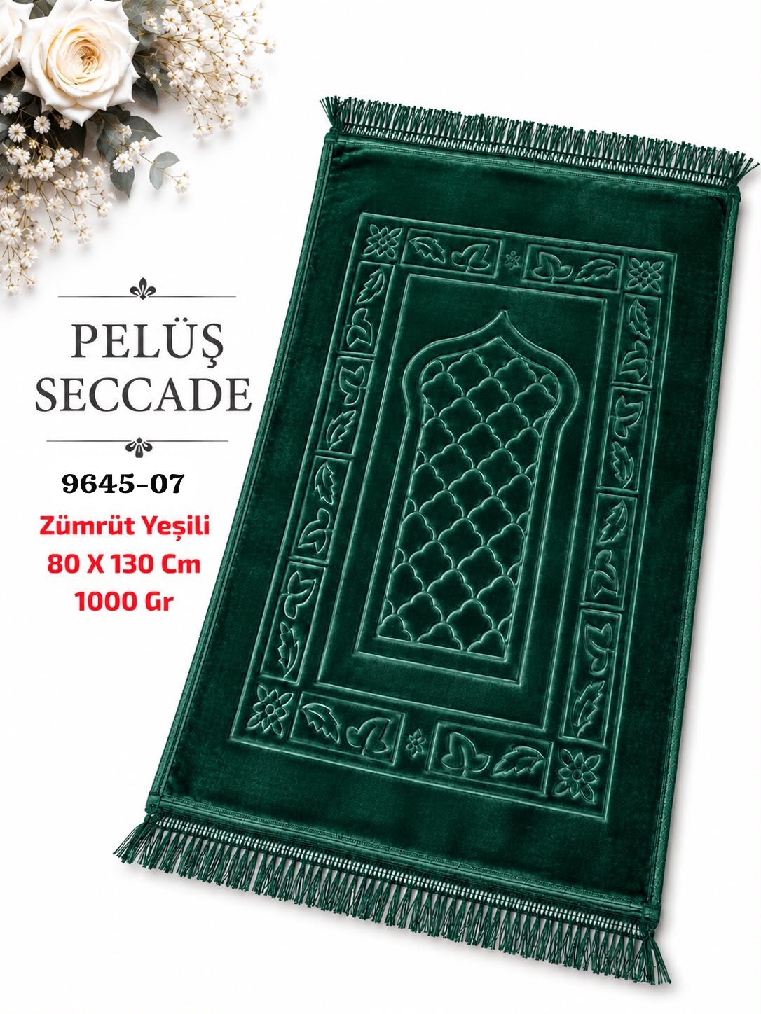 Düz Peluş Seccade