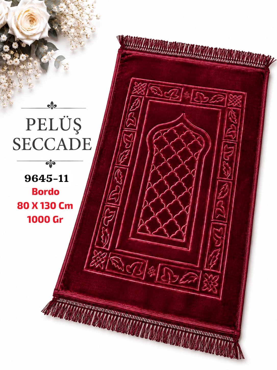 Düz Peluş Seccade