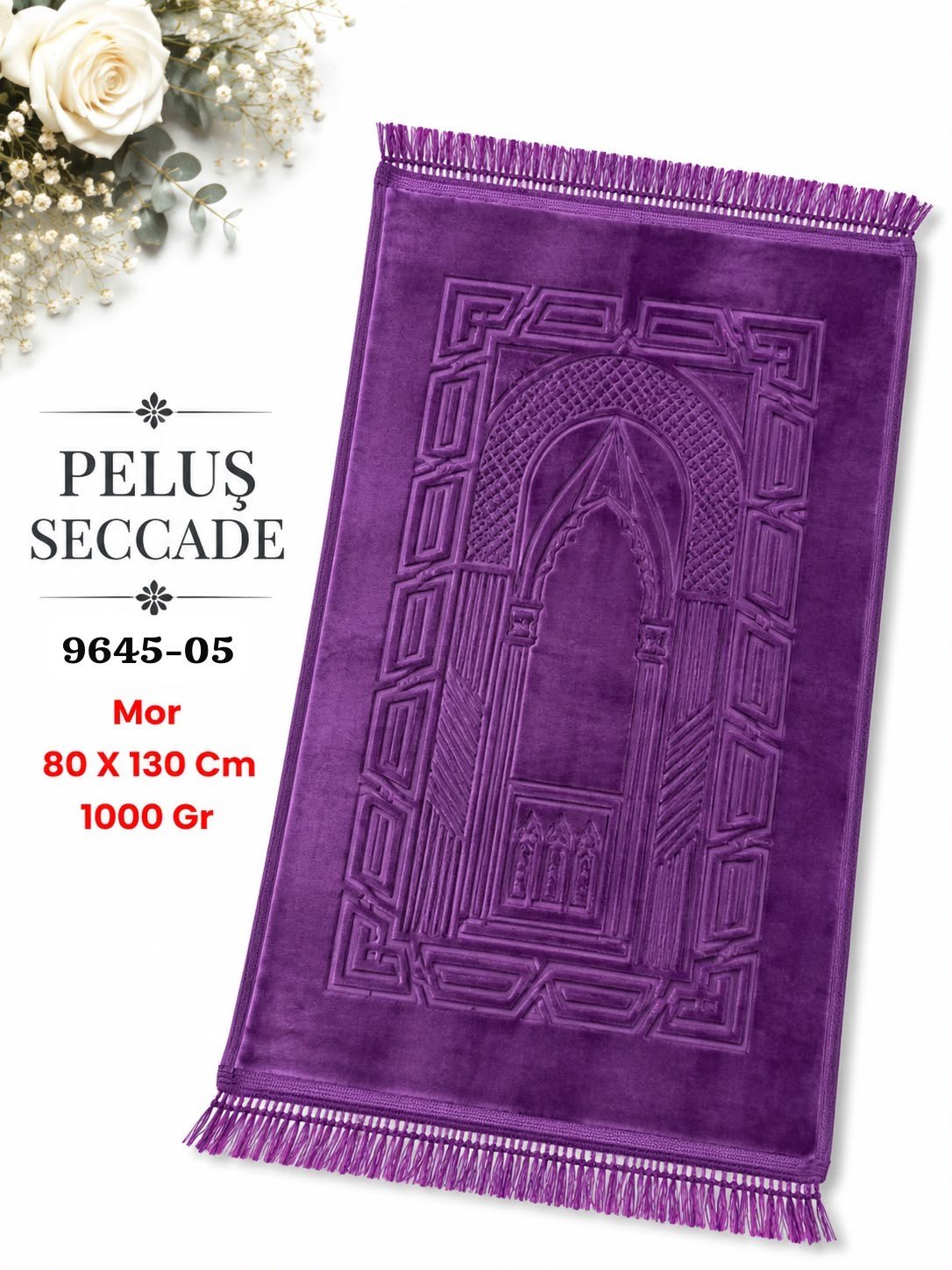 Düz Peluş Seccade